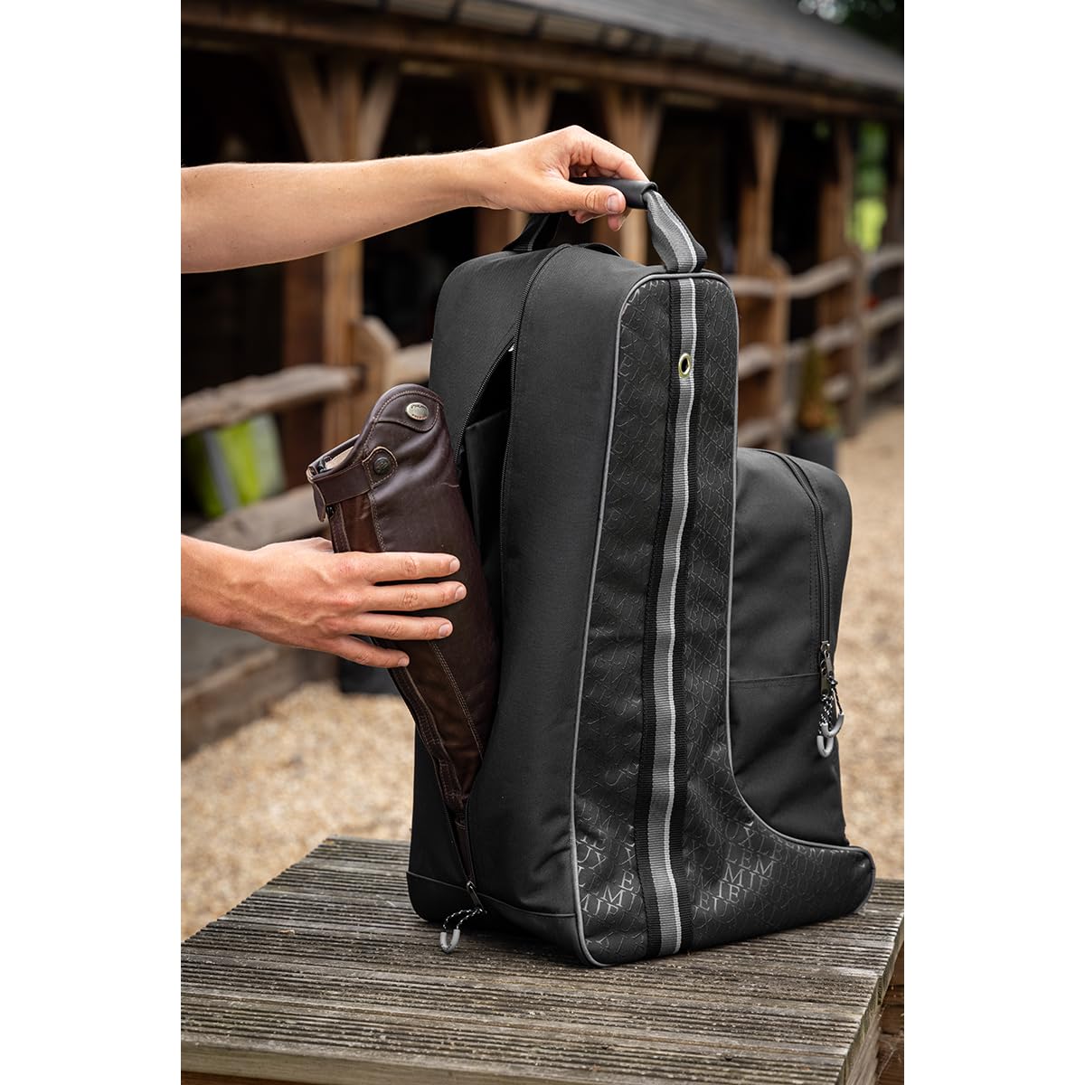 Lemieux Elite Pro Boot & Hat Bag Black