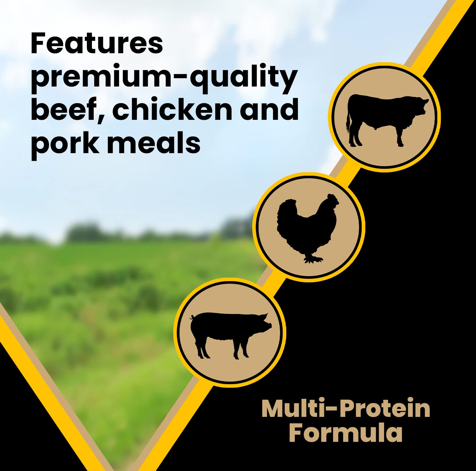 VICTOR Super Premium Multi-Pro Dry Dog Food - Gluten Free with Beef, Chicken and Pork Protein for Normally Active Dogs - All Bre