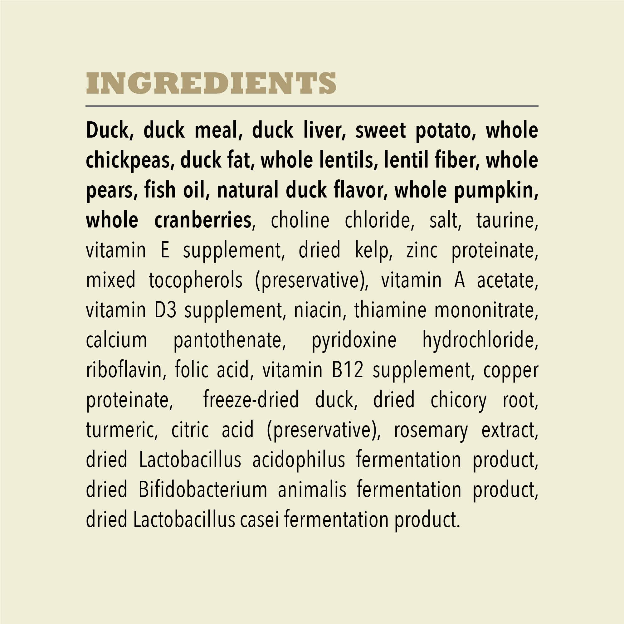 ACANA Singles Limited Ingredient Dry Dog Food, Duck & Pear Recipe, Single Protein Source Dog Food Kibble, 4.5lb