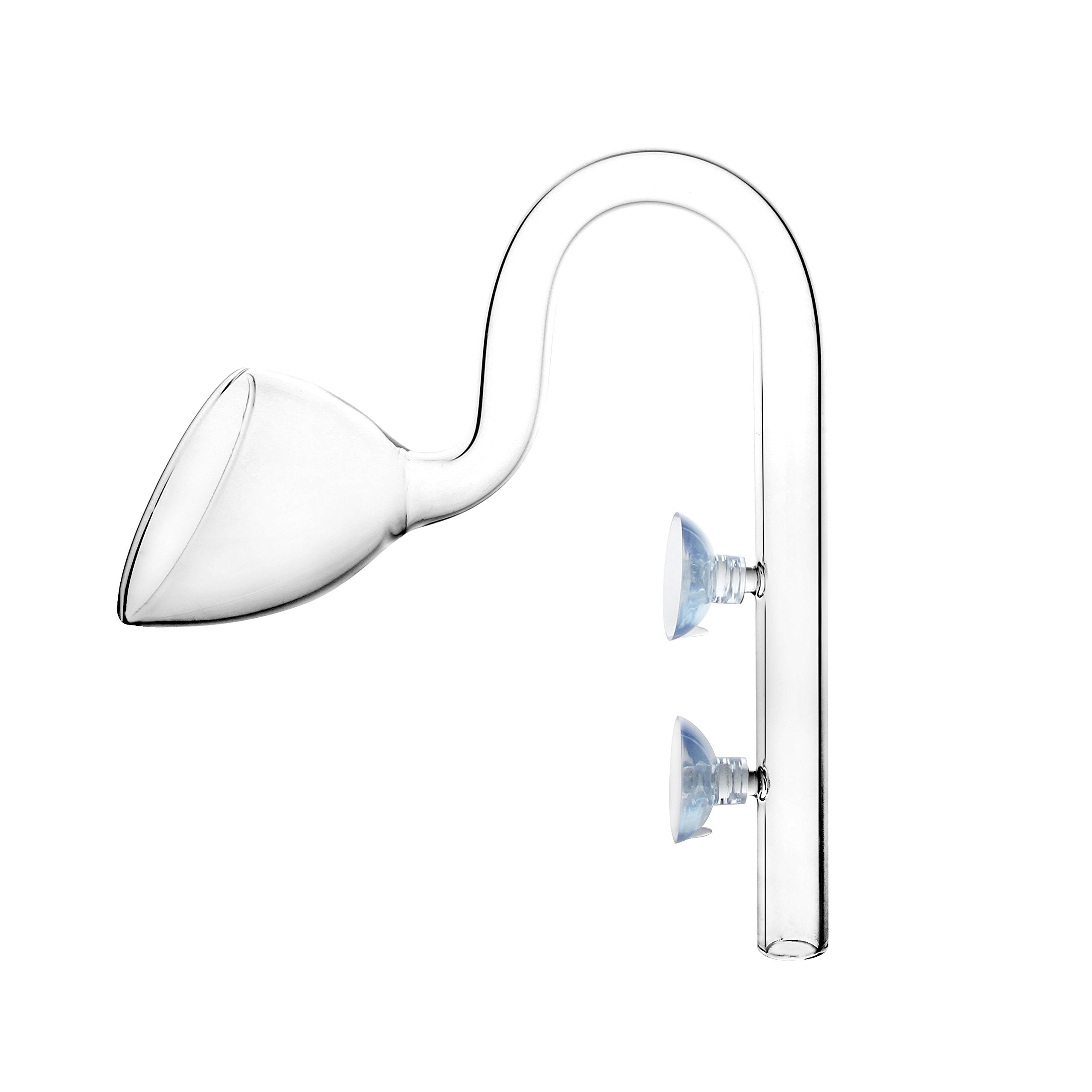 Jardli Glass Lily Pipe Outflow For Aquarium Planted Tank (20Mm For 19/25Mm (3/4' Id) Tubing)