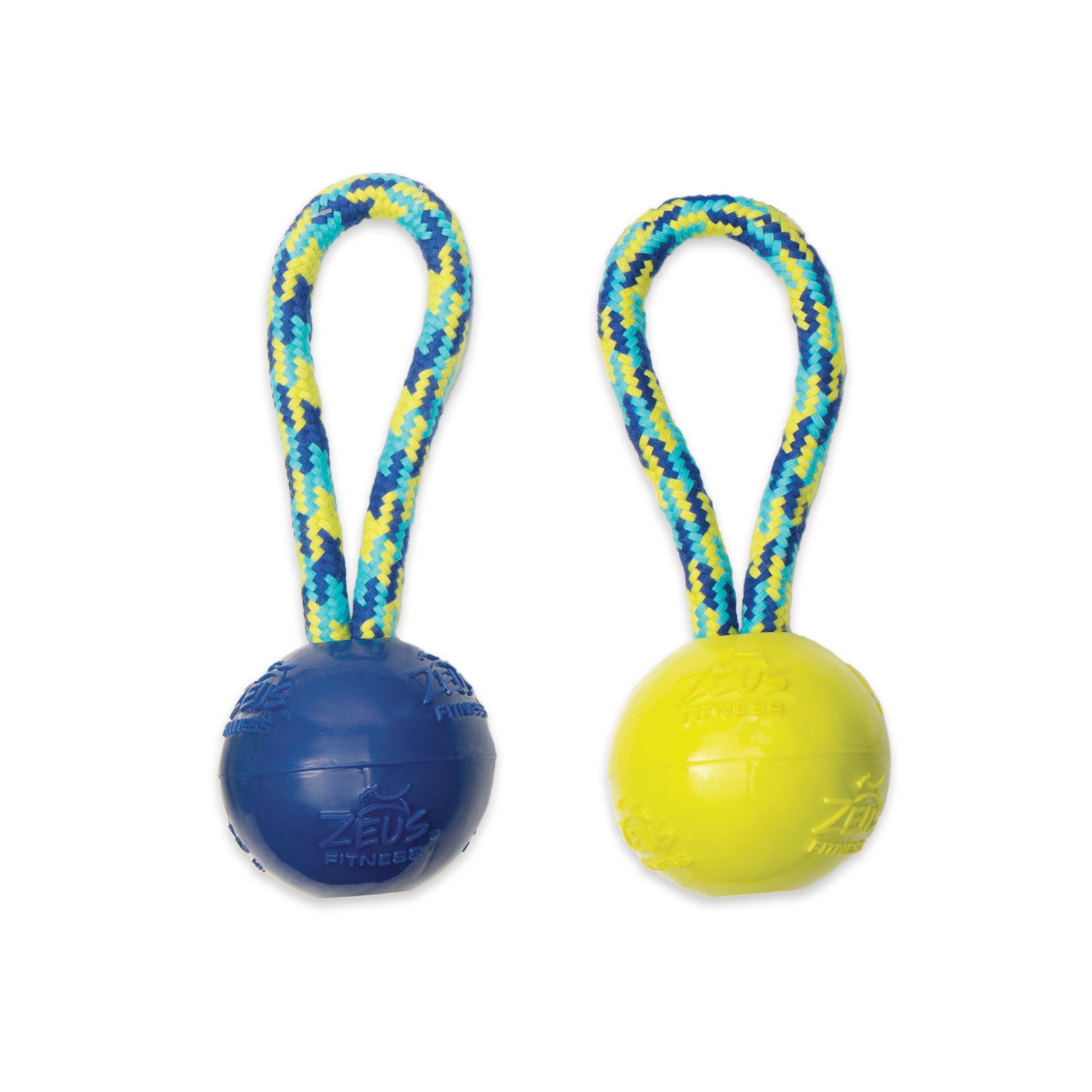 Zeus Rope & Ball Dog Toy For Training And Playing Purpose | Tpr & Rope Ball Tug Toy For Dogs | Durable Interactive Chew, Tug & F