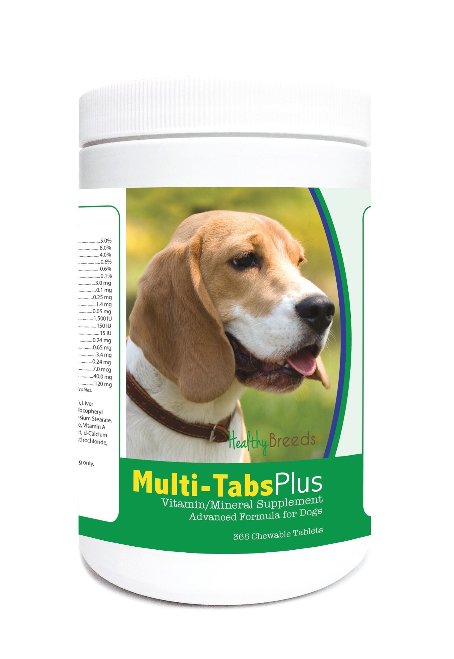 Healthy Breeds Beagle Multi-Tabs Plus Chewable Tablets 365 Count