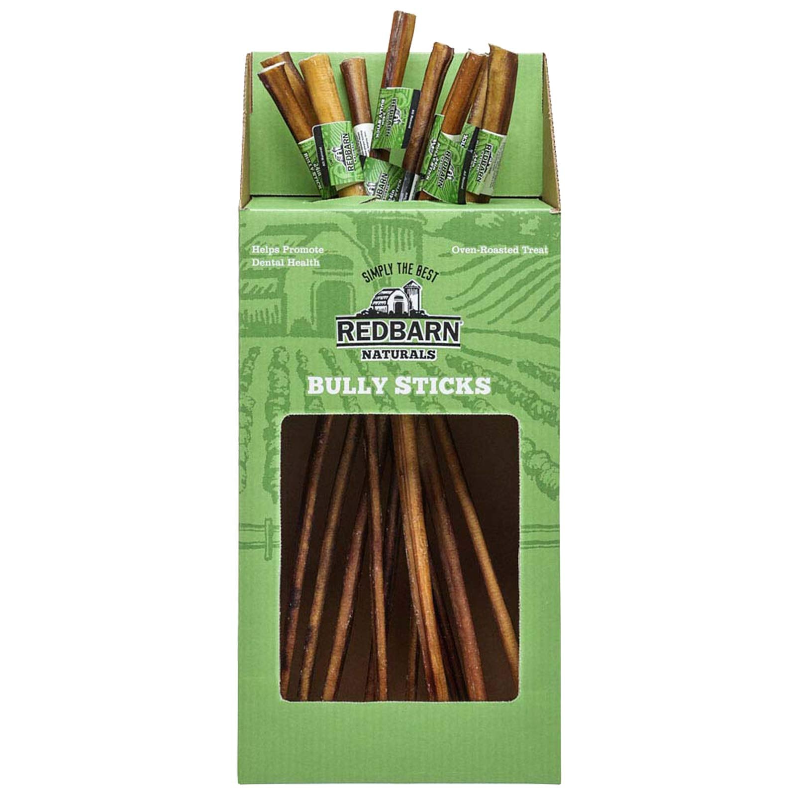 Redbarn Pet Products 24 Bully Sticks for Dogs 1-Count