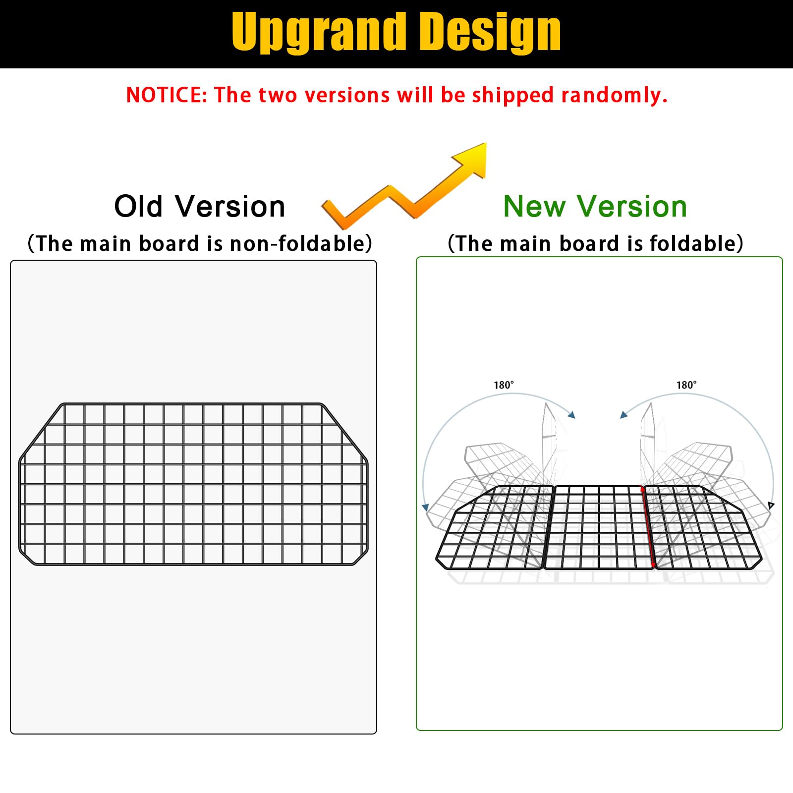 Gtongoko Dog Car Barriers for SUVs, Heavy-Duty Wire Mesh, Universal Fit, Black, Model GT-WL-PET, Includes 2 Elastic Ropes