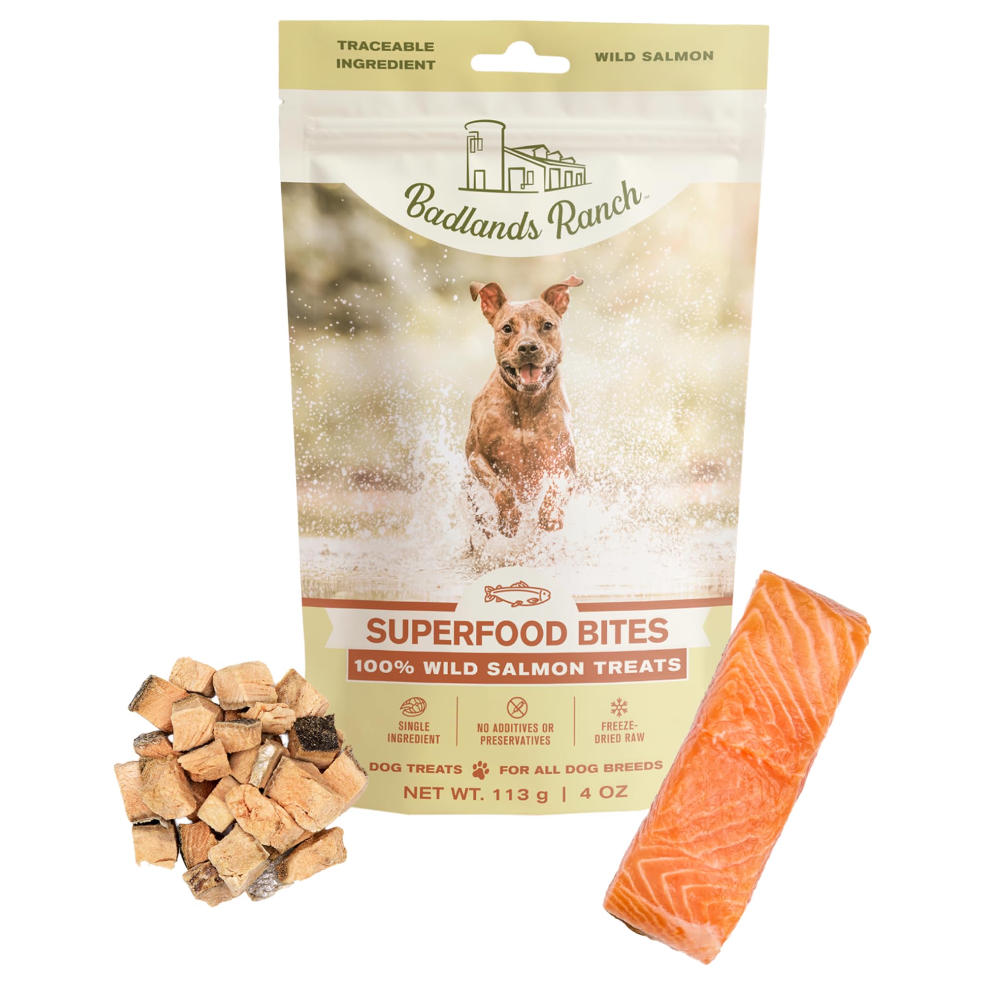 BADLANDS RANCH - Superfood Bite, Freeze-Dried Raw Dog Treats - Protein Rich, Train & Reward, Traceable Single Ingredient by Kath