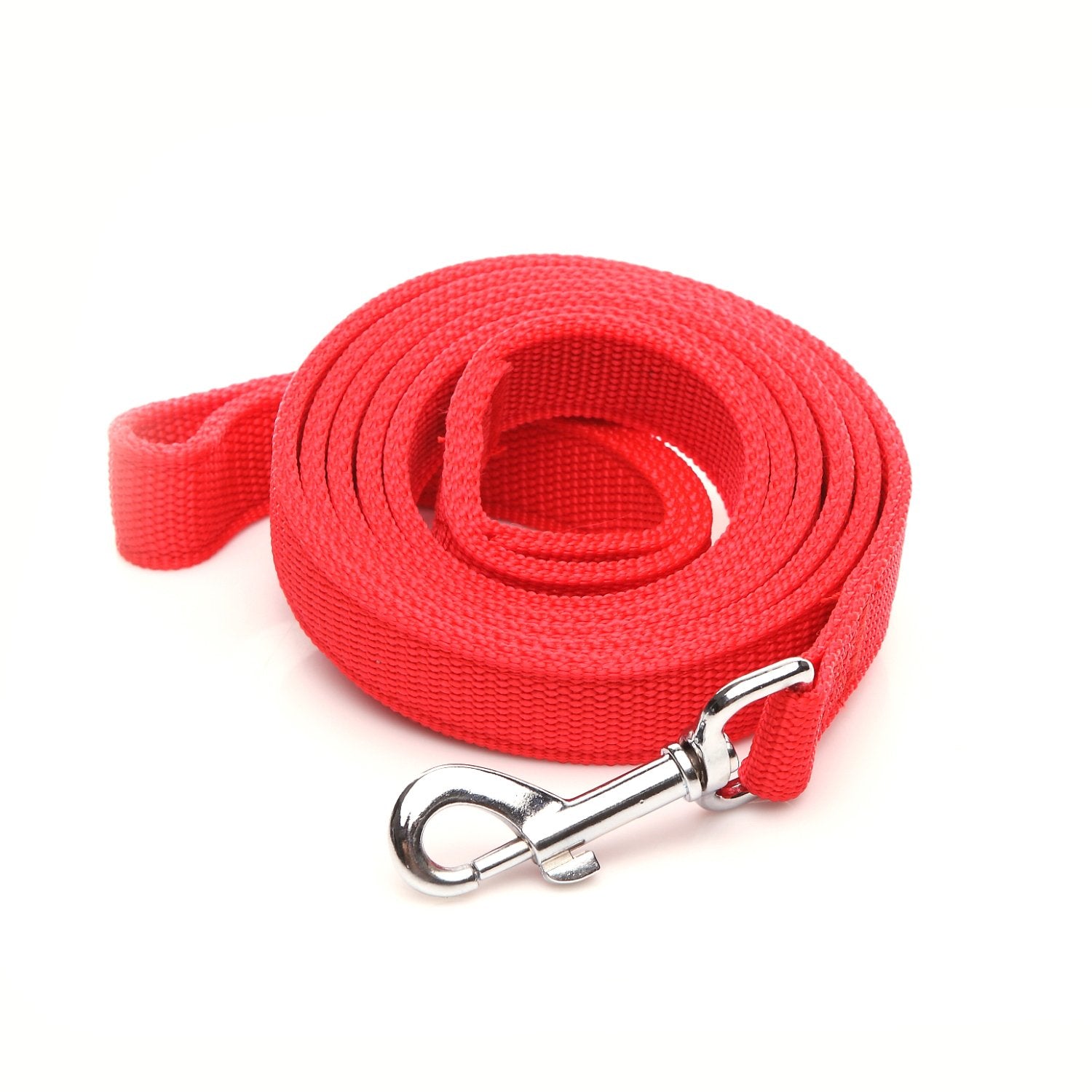 Nylon Dog Leash With 2-Layer, 4 Ft/ 6 Ft/ 7Ft Long, 1 Inch Wide For Medium Large Dogs