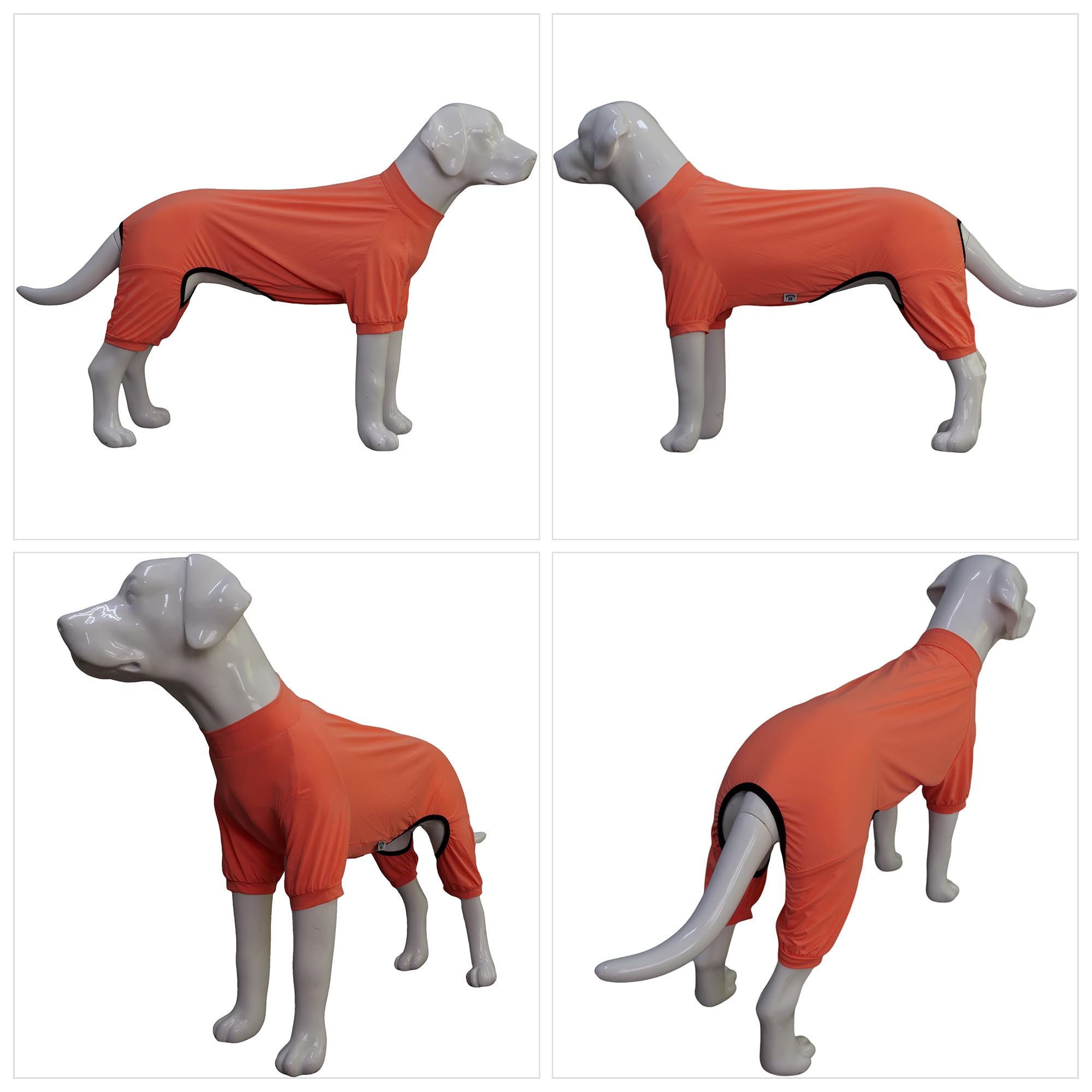 Lovelonglong Dog Jumpsuit With Uv Protection And Quick-Dry Fabric For Spring Summer Pet Pajamas Lobster Pink S