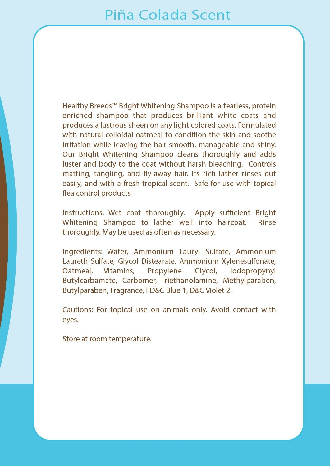 Healthy Breeds Chinook Bright Whitening Shampoo 12 oz