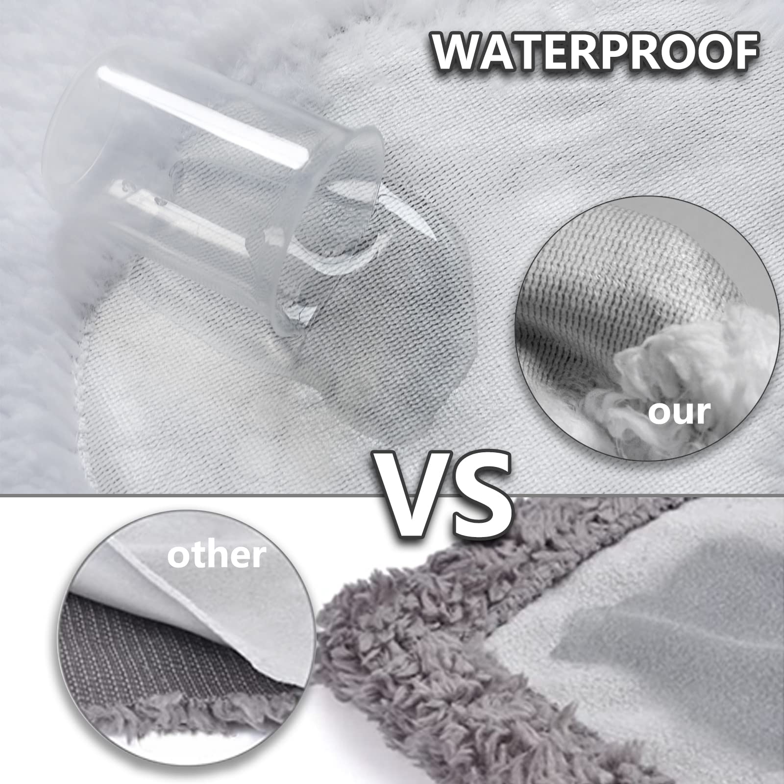 AIWEK Waterproof Pet Blanket Dog Blankets, Pattern Printing Super Soft Warm Fluffy Facecloth Sofa Car Bed Protector, Urine Proof