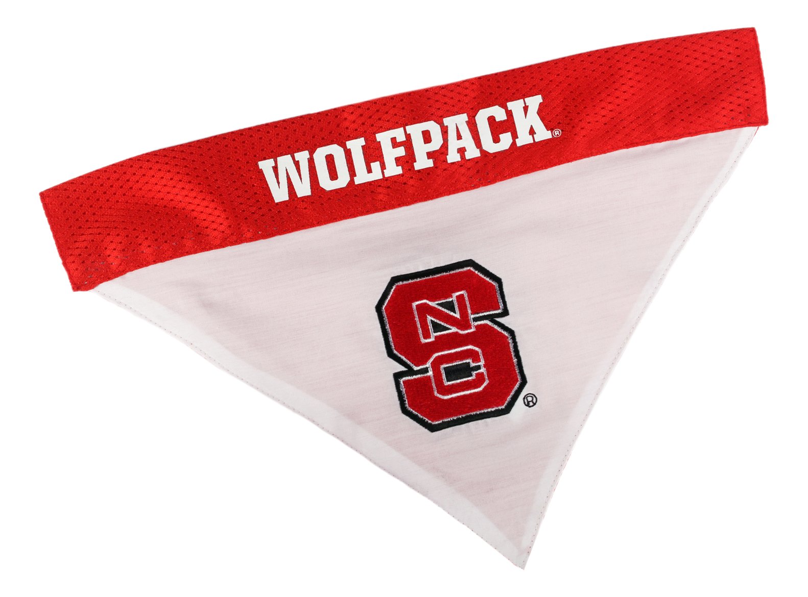 Pets First Collegiate Pet Accessories, Reversible Bandana, North Carolina State Wolfpack, Small/Medium