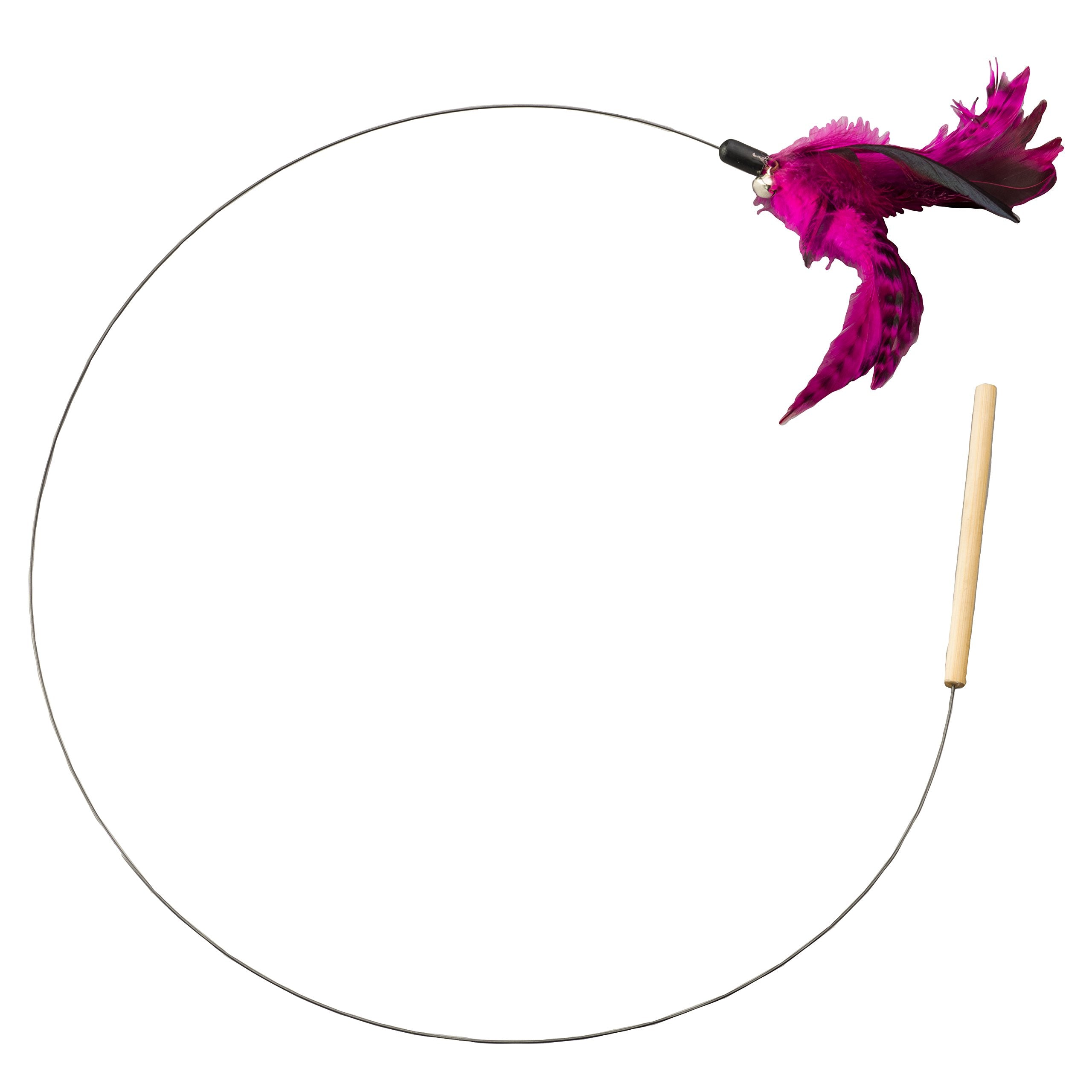 Spot Ethical Pets Teaser Wand Cat Toy, 44', Assorted, Model Number: 52058