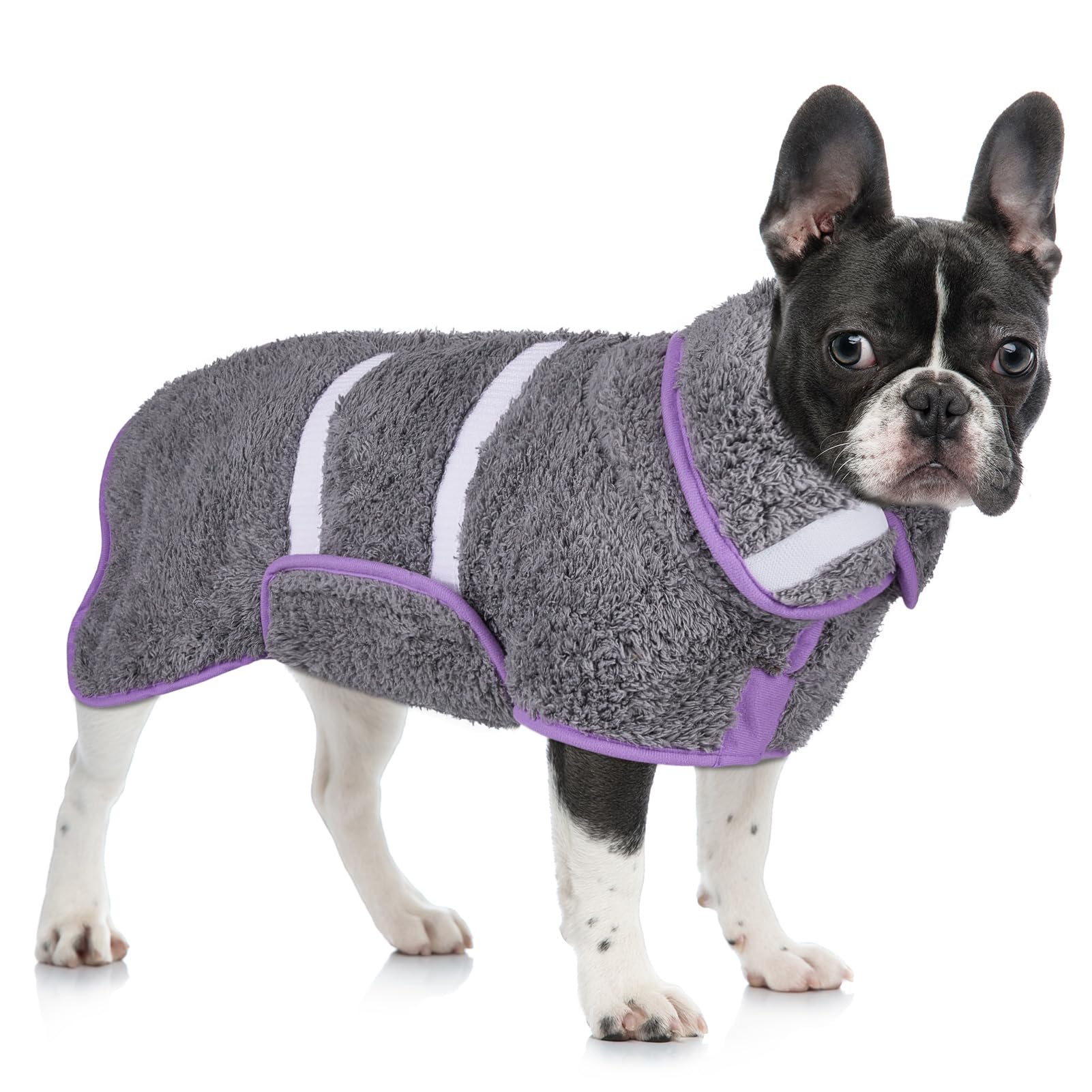 Super Absorbent Dog Towel - Large Quick Drying Robe For After Bath, Soft & Adjustable To Keep Dog Warm (S-Xxl)