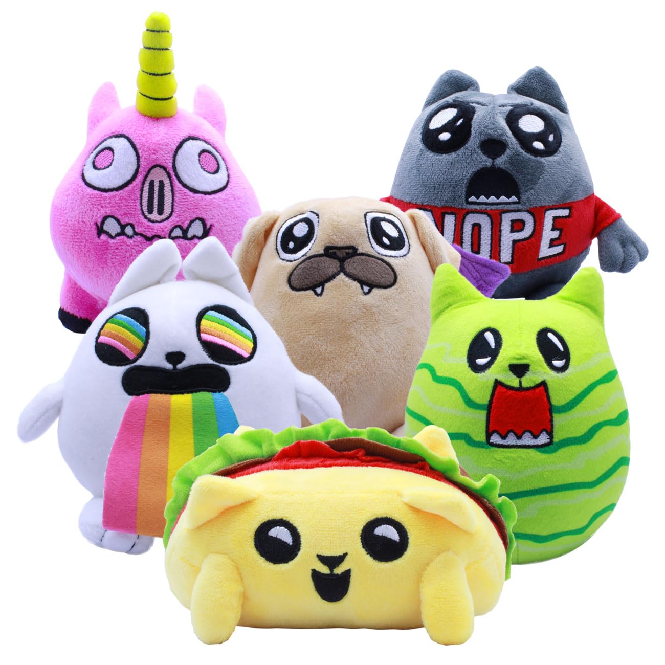 Just Toys Llc Exploding Kittens 6 Plush (Tacocat)