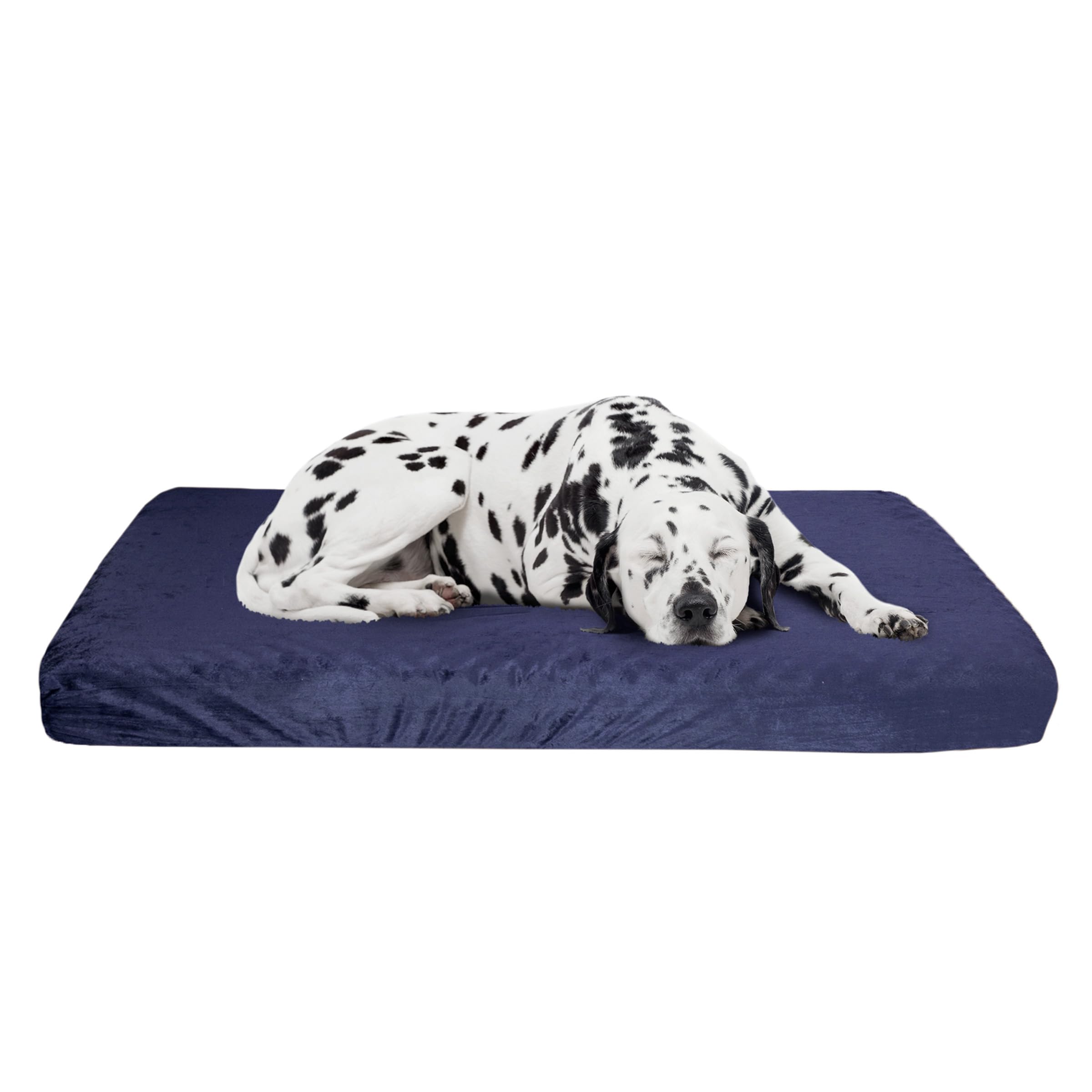 Memory Foam Dog Bed ? 2-Layer Orthopedic Dog Bed with Machine Washable Cover - 46 x 27 Dog Bed for Large Dogs up to 95lbs by PET