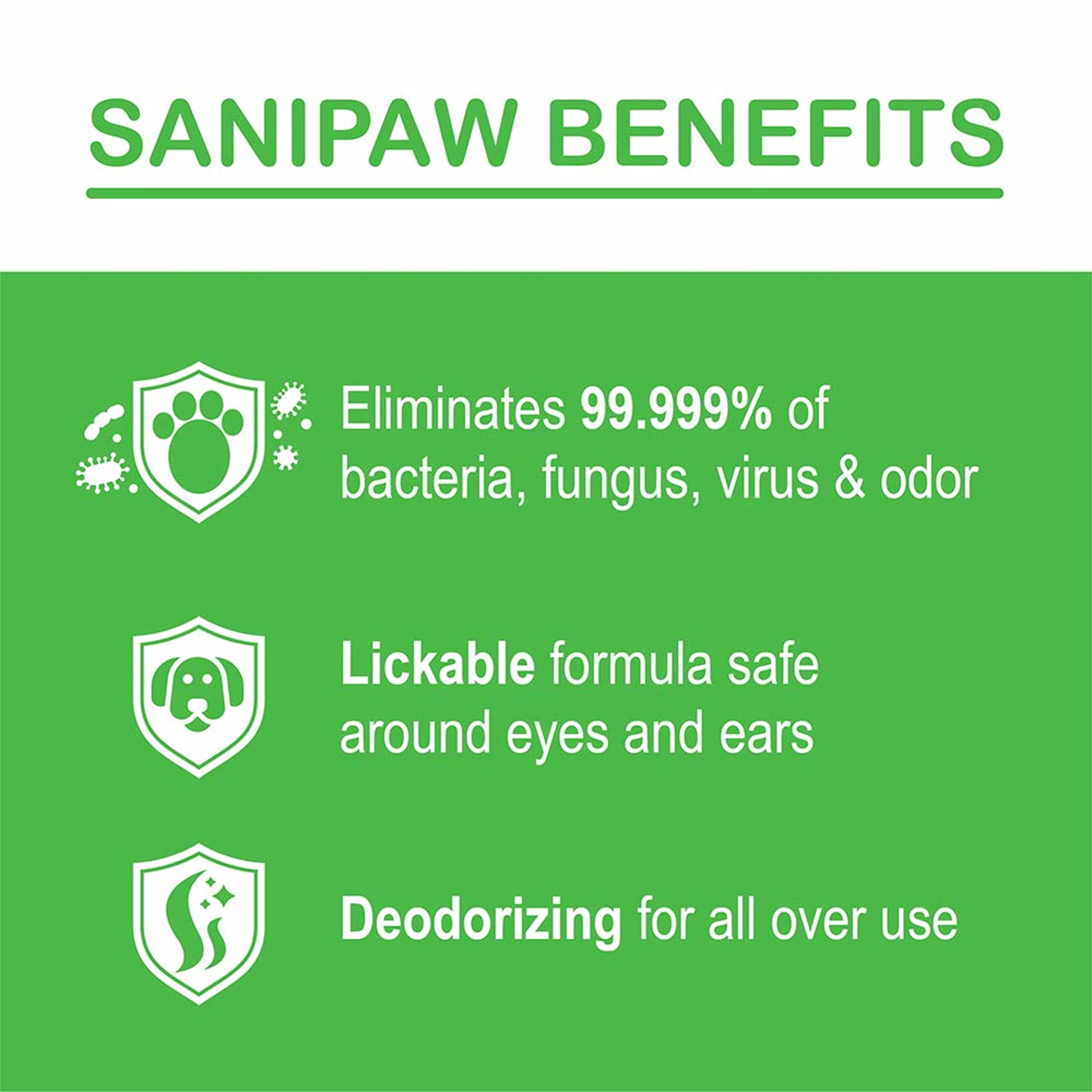 Pawz Sanipaw Dog Paw Sanitizer And Odor Eliminating Spray