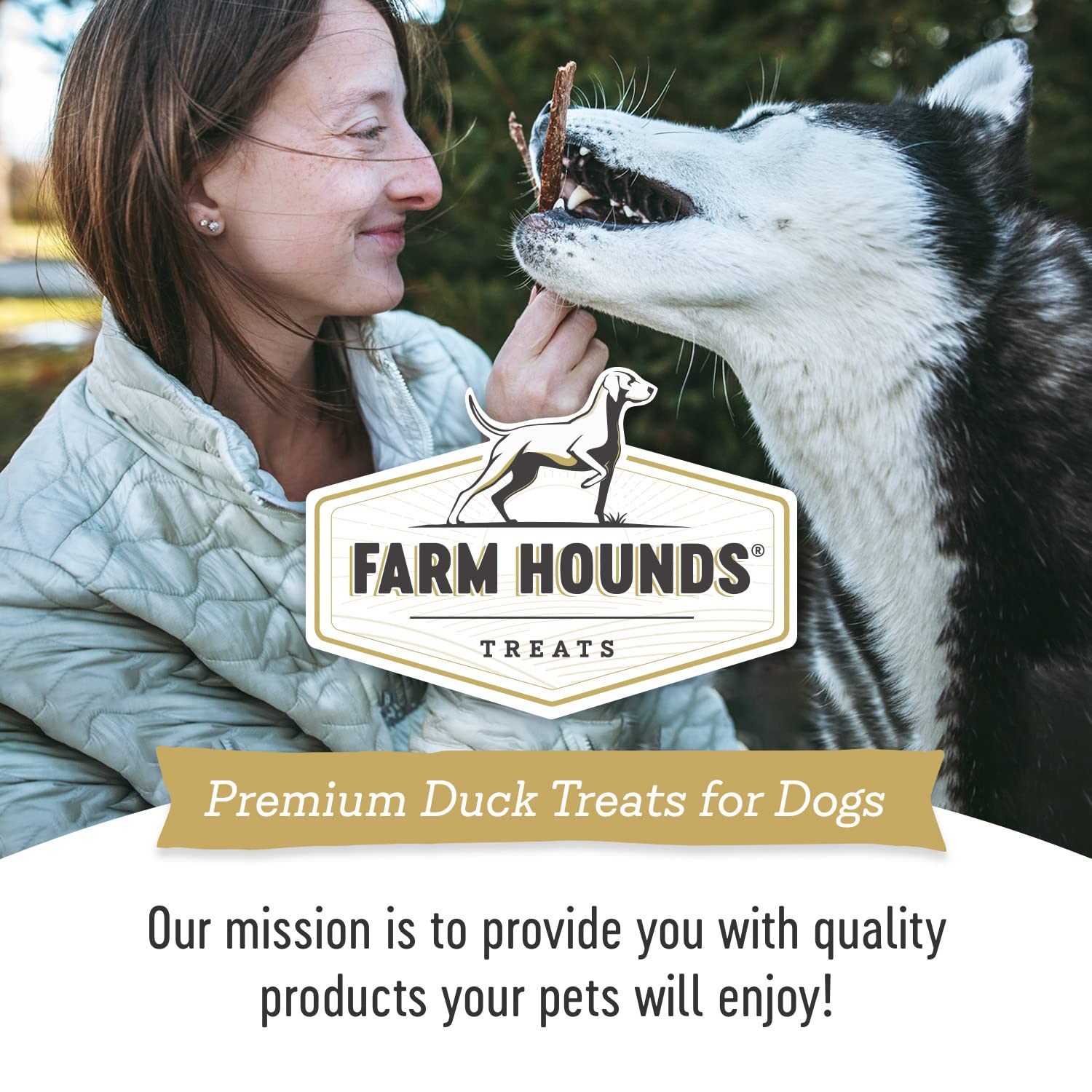 Farm Hounds - Duck Gizzards - Premium Natural Jerky for Dogs - 100% Humanely Raised Duck - Break-to-Size - Great for Training &