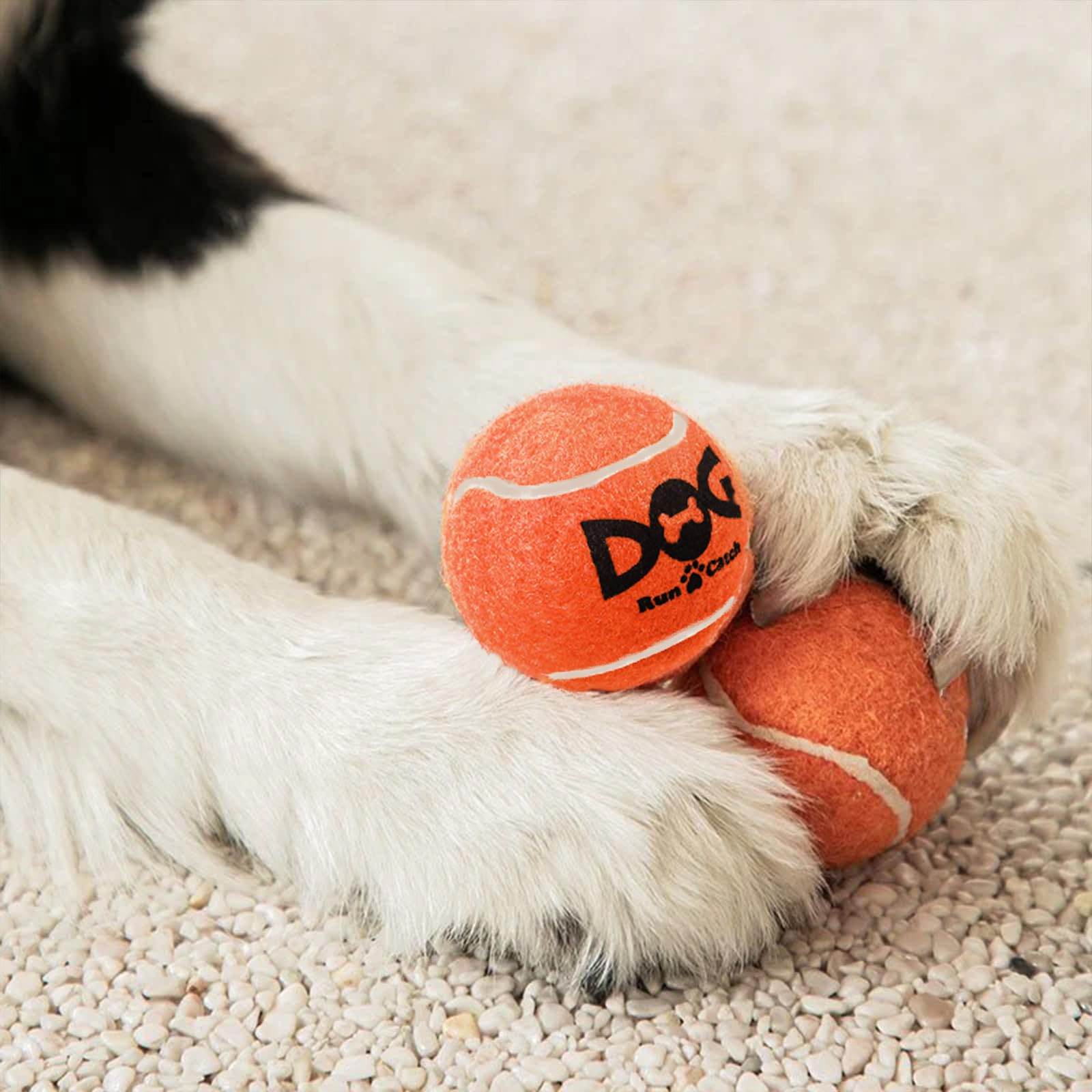 Insum Squeaky Dog Balls - Squeaky Tennis Balls For Dogs, Blue | Small - 2.0'', 4Pack