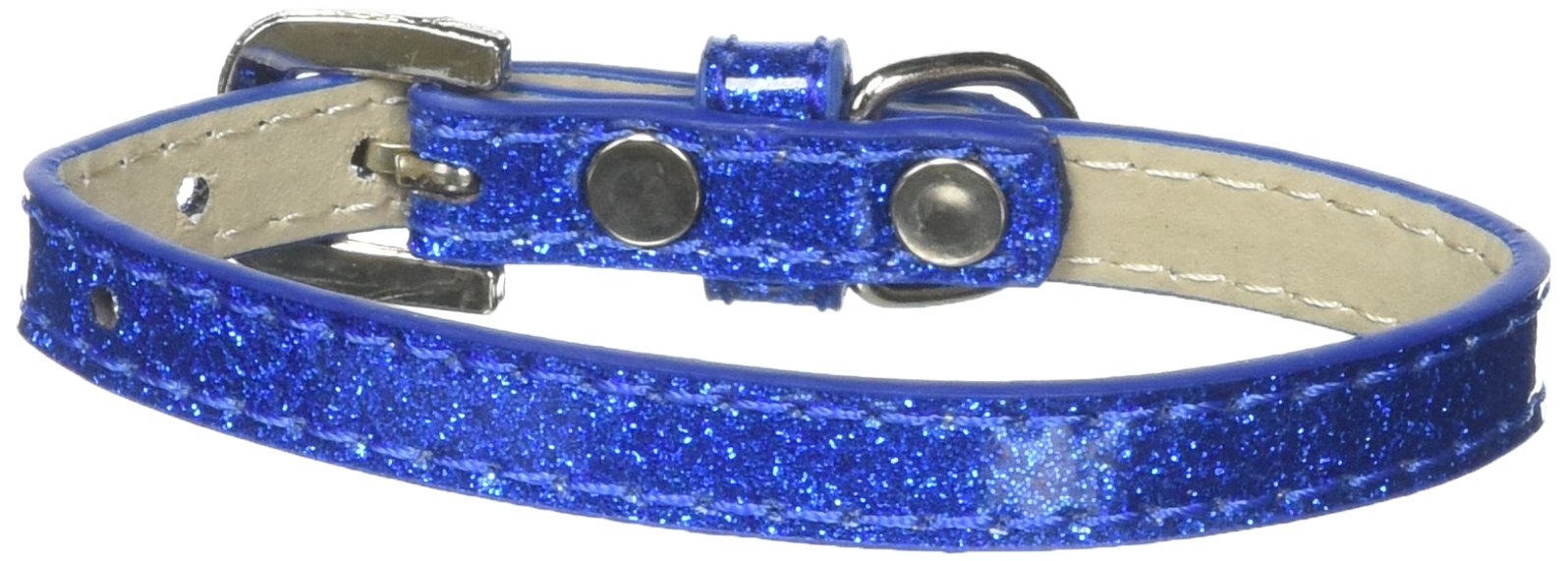 Dog, Puppy & Pet Ice Cream Collar Plain, Blank Blue 10