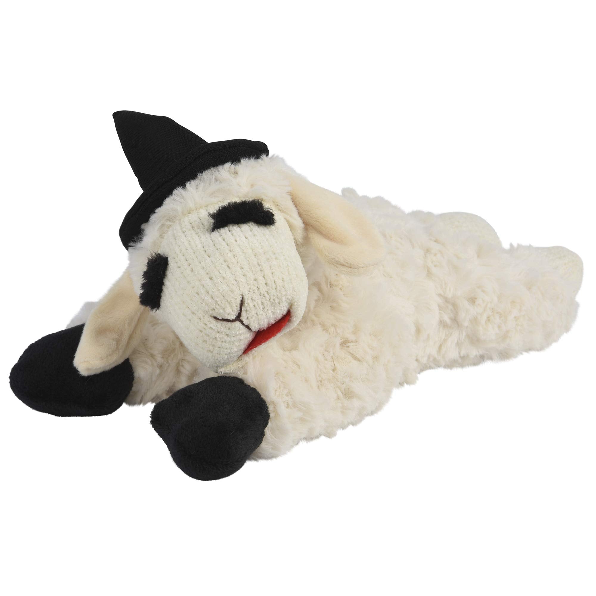 Multipet Lamb Chop with Witch Hat 10.5'', White
