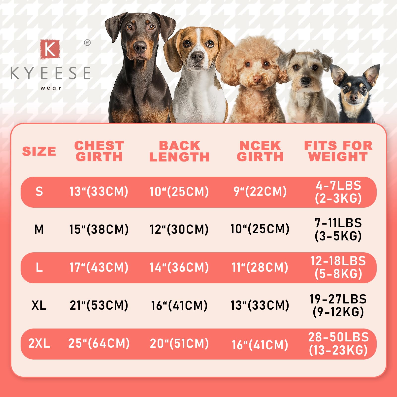 Kyeese Waffle Dog Shirts For Small Dogs Soft Stretchy T-Shirts Lightweight Tank Top Sleeveless Cut Breathable Cat Tee Puppy Outf