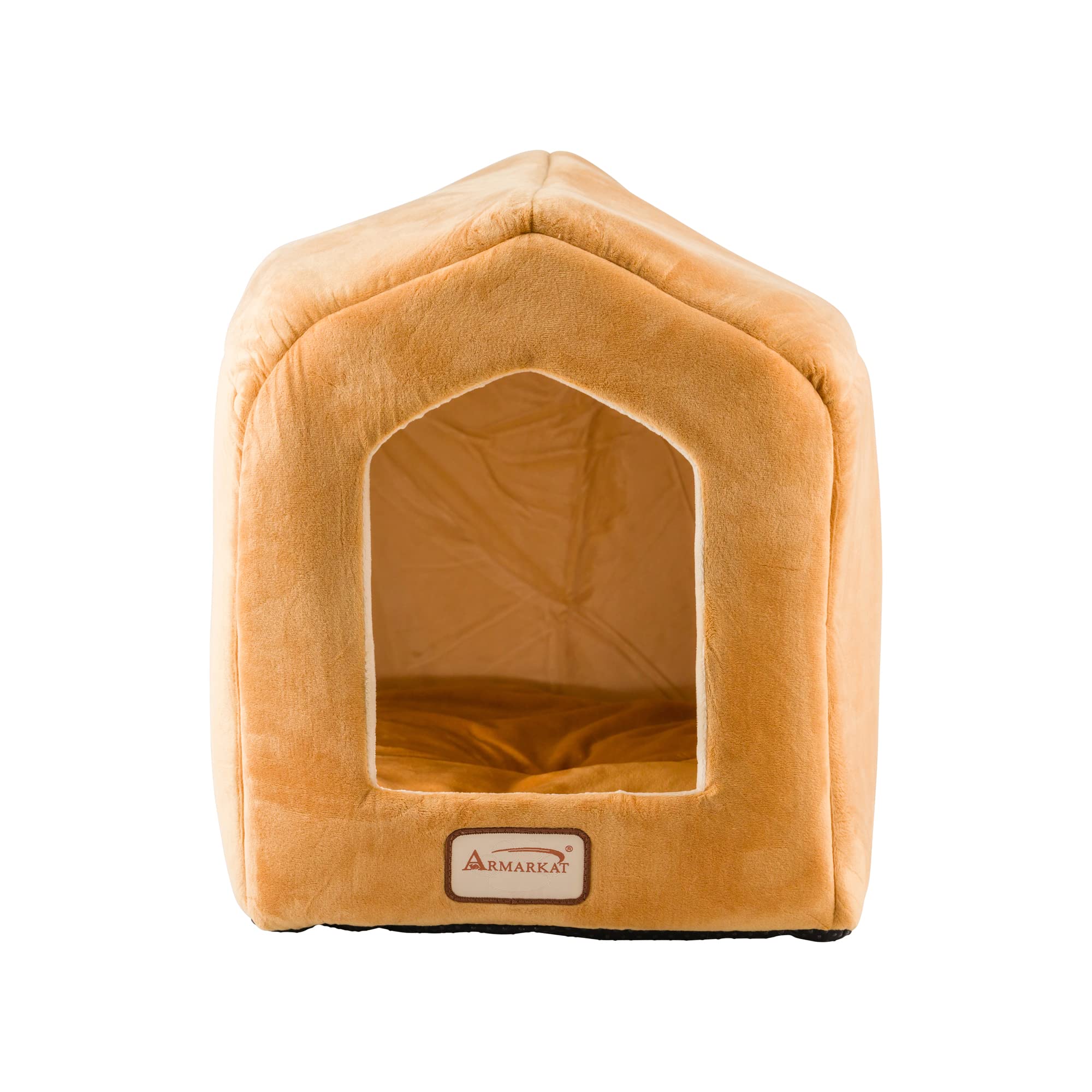 Armarkat Brown Cat Bed Size, 18-Inch By 14-Inch