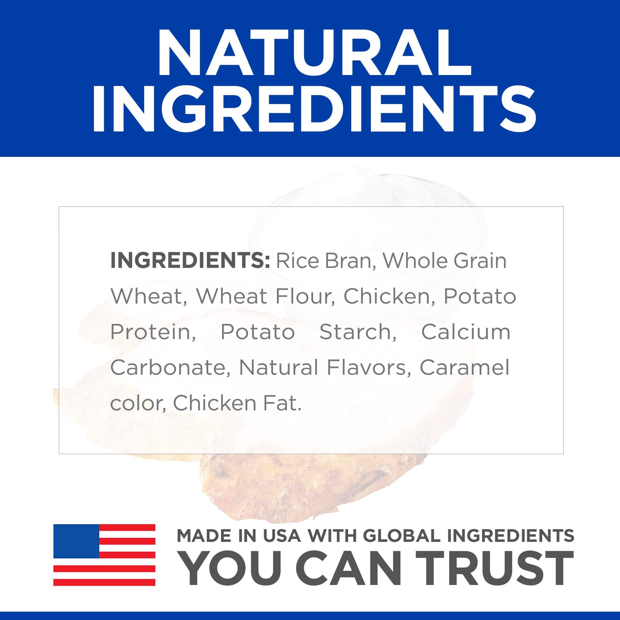 Hills Natural Baked Light Biscuits, All Life Stages, Great Taste, Dog Treats, Chicken (medium & large breeds), 8 oz Bag
