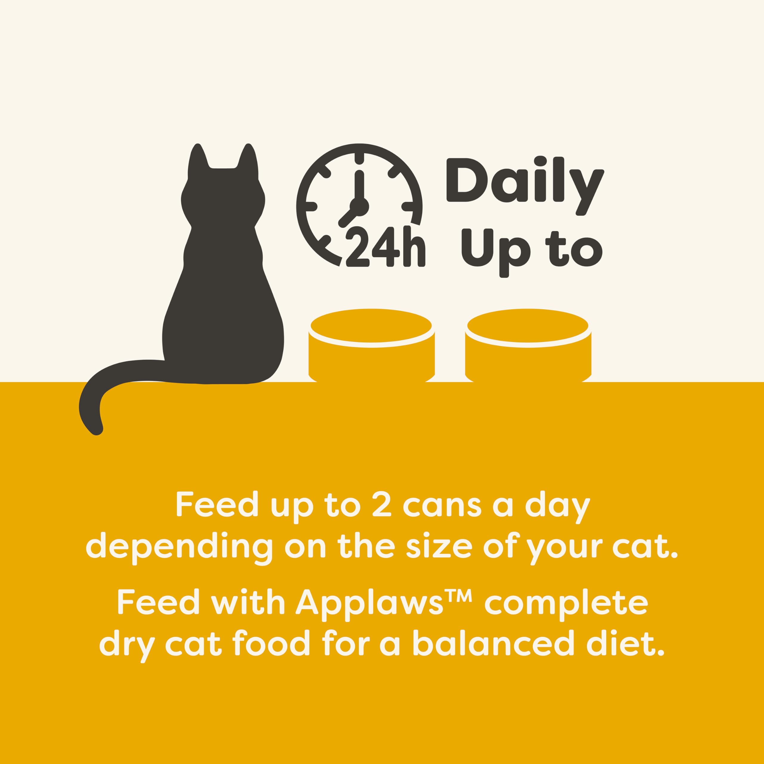 Applaws Wet Cat Food, Limited Ingredient, Chicken Breast with Cheese, 24 Pack, 2.47oz Cans