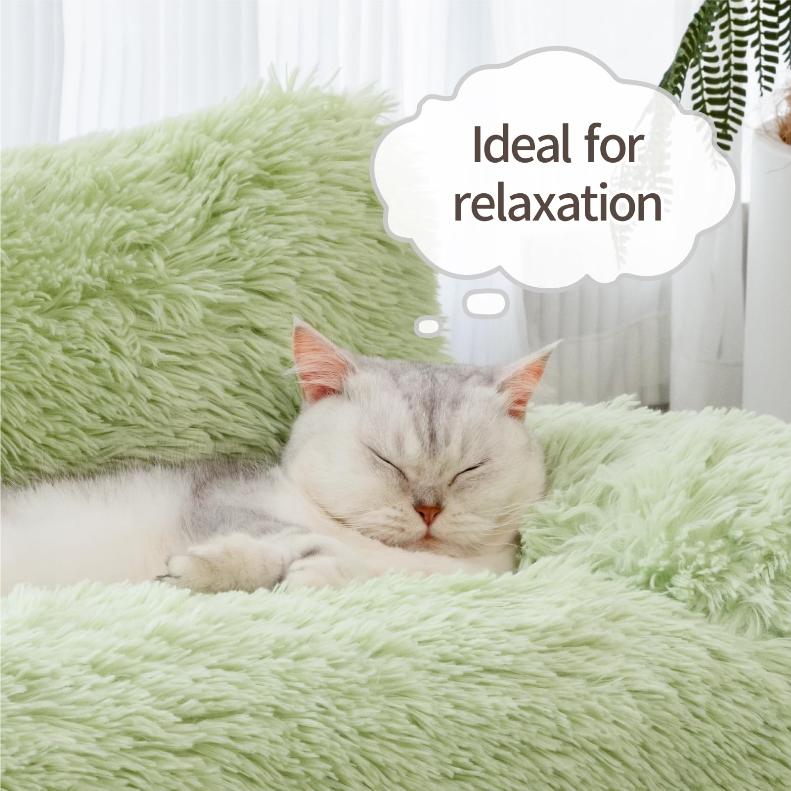 Mewoo Dog Couch, Small Dog Bed With Removable Washable Cover, Cute Cat Couch For Pets, Cat Beds For Indoor Cats With Anti-Slip B