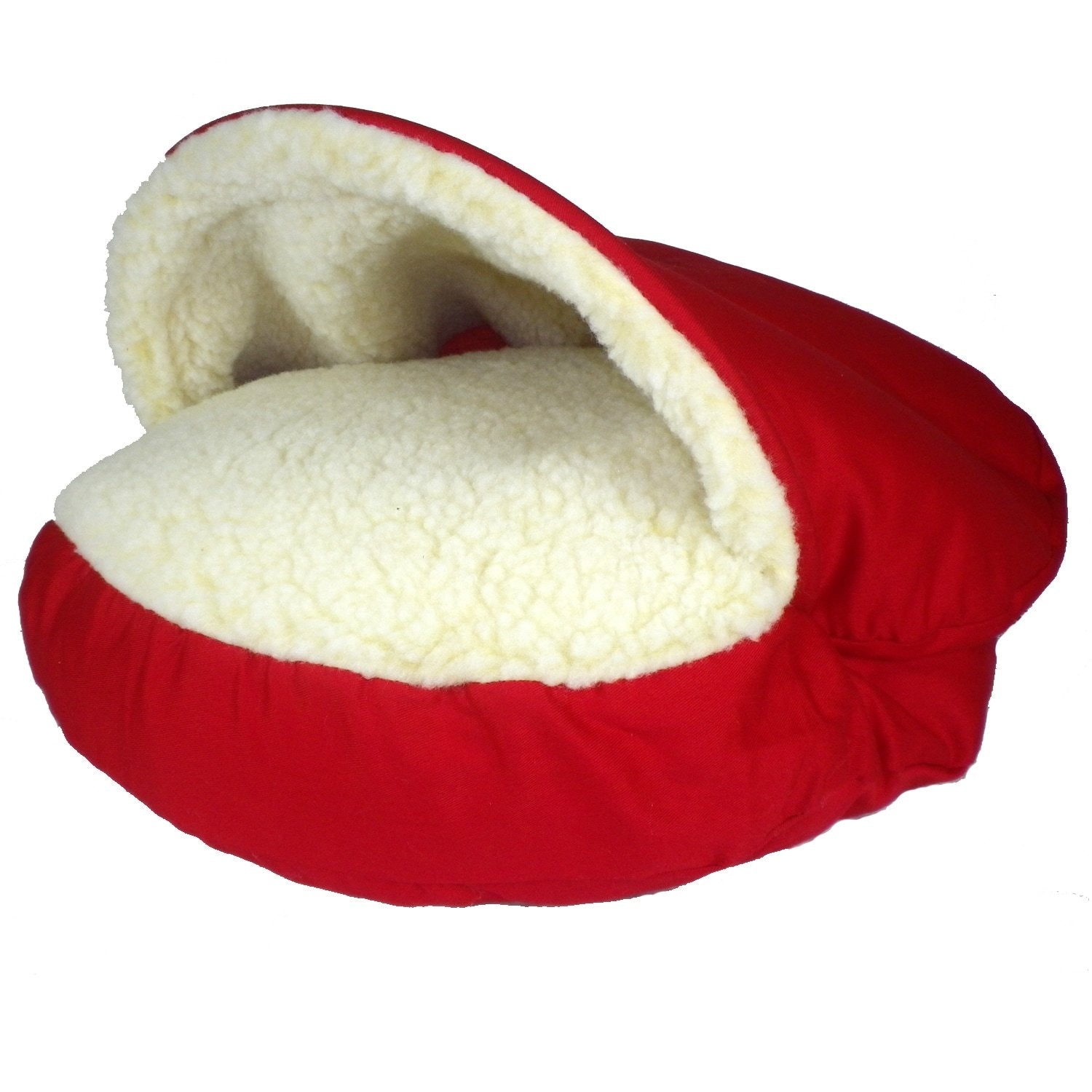 Snoozer Orthopedic Cozy Cave Pet Bed, X-Large, Red
