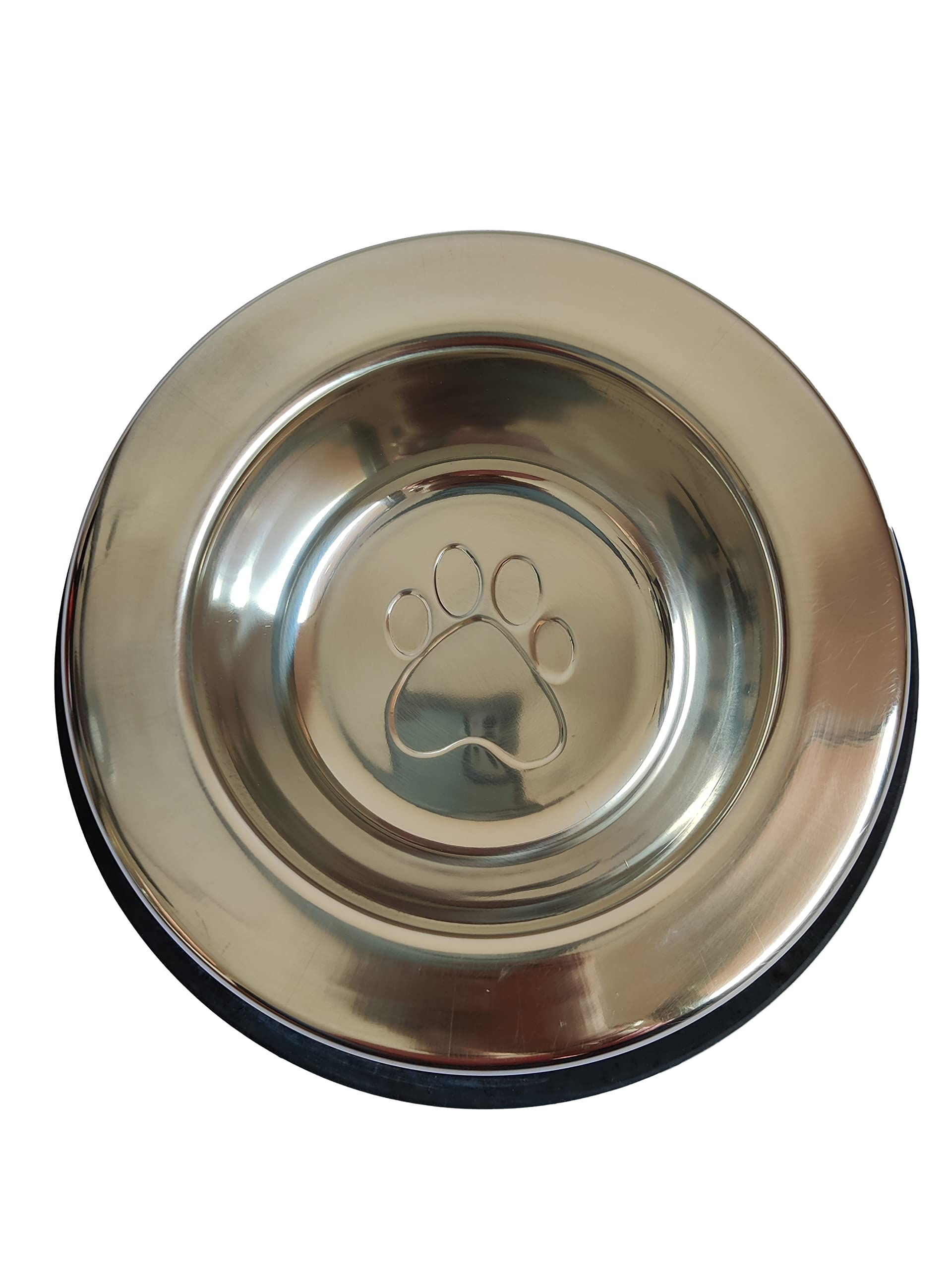 Chullbull Pet Products Heavy Duty 304 Stainless Steel Anti Skid Dog Feeding Bowl | Bowl For Small And Medium Dogs | Water Bowl F