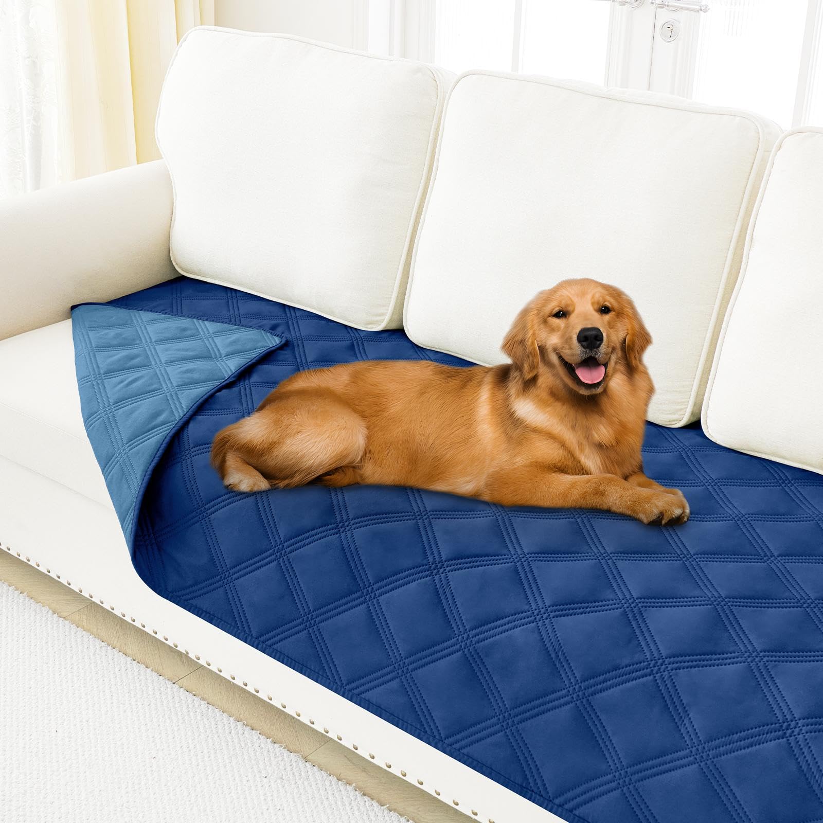 Smiry Waterproof Dog Bed Cover Blanket 30X70, Soft Reversible Pet Blanket, Washable Leakproof Cats Dogs Couch Cover For Sofa, Co