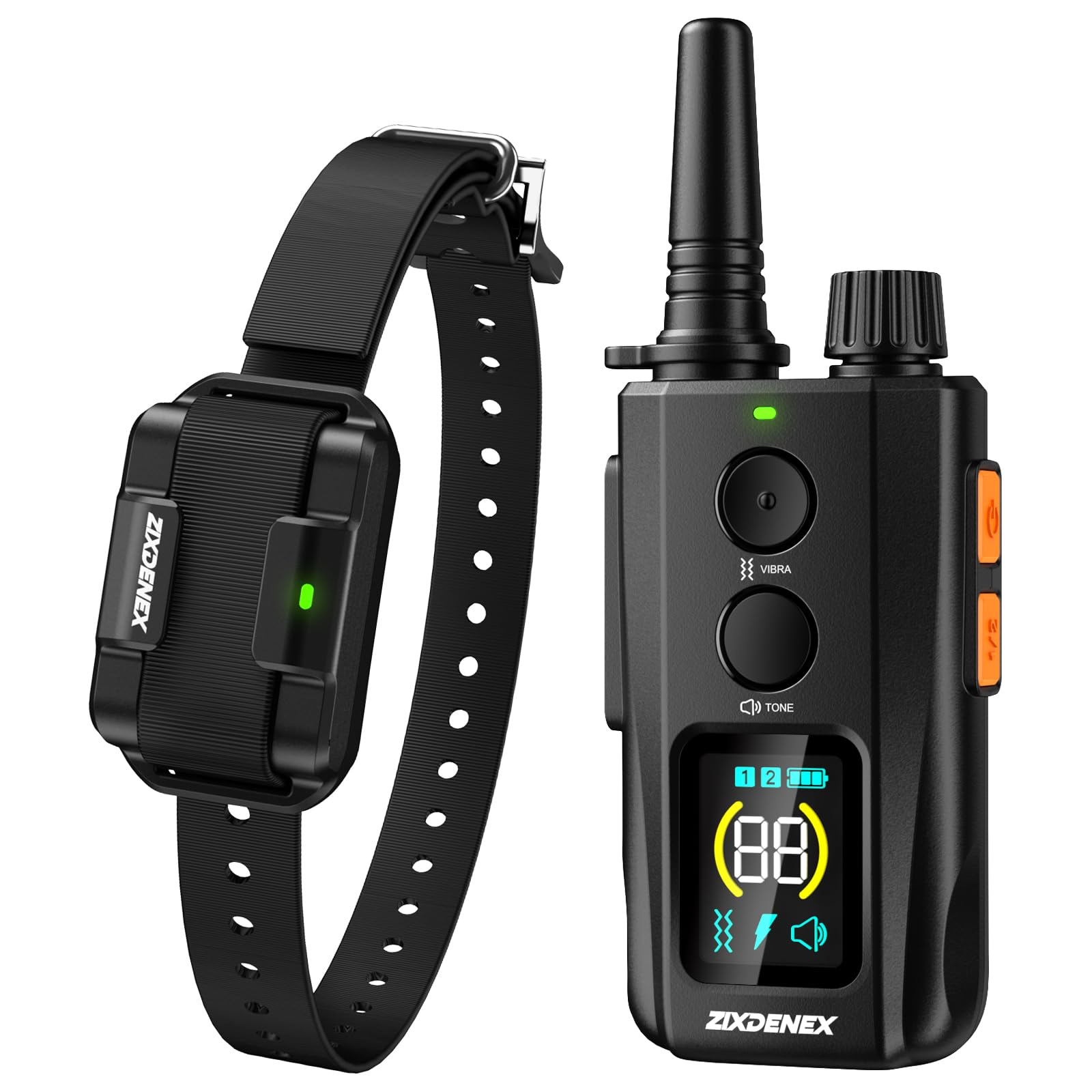Shock Collar For Dogs, 3200Ft Dog Training Collar With Remote Control, Ipx7 Tpu Waterproof Dog Collar With Buzzer, Vibration, Sa