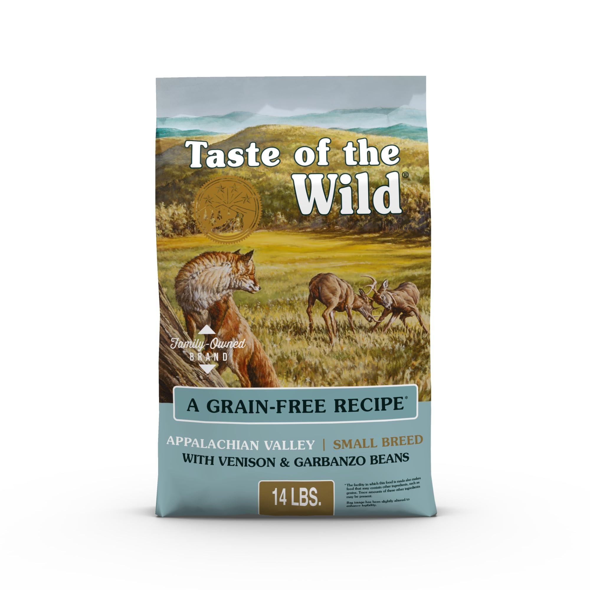 Taste of the Wild Appalachian Valley Small Breed Grain-Free Recipe with Roasted Venison Dry Adult Dog Food, Made with High Prote
