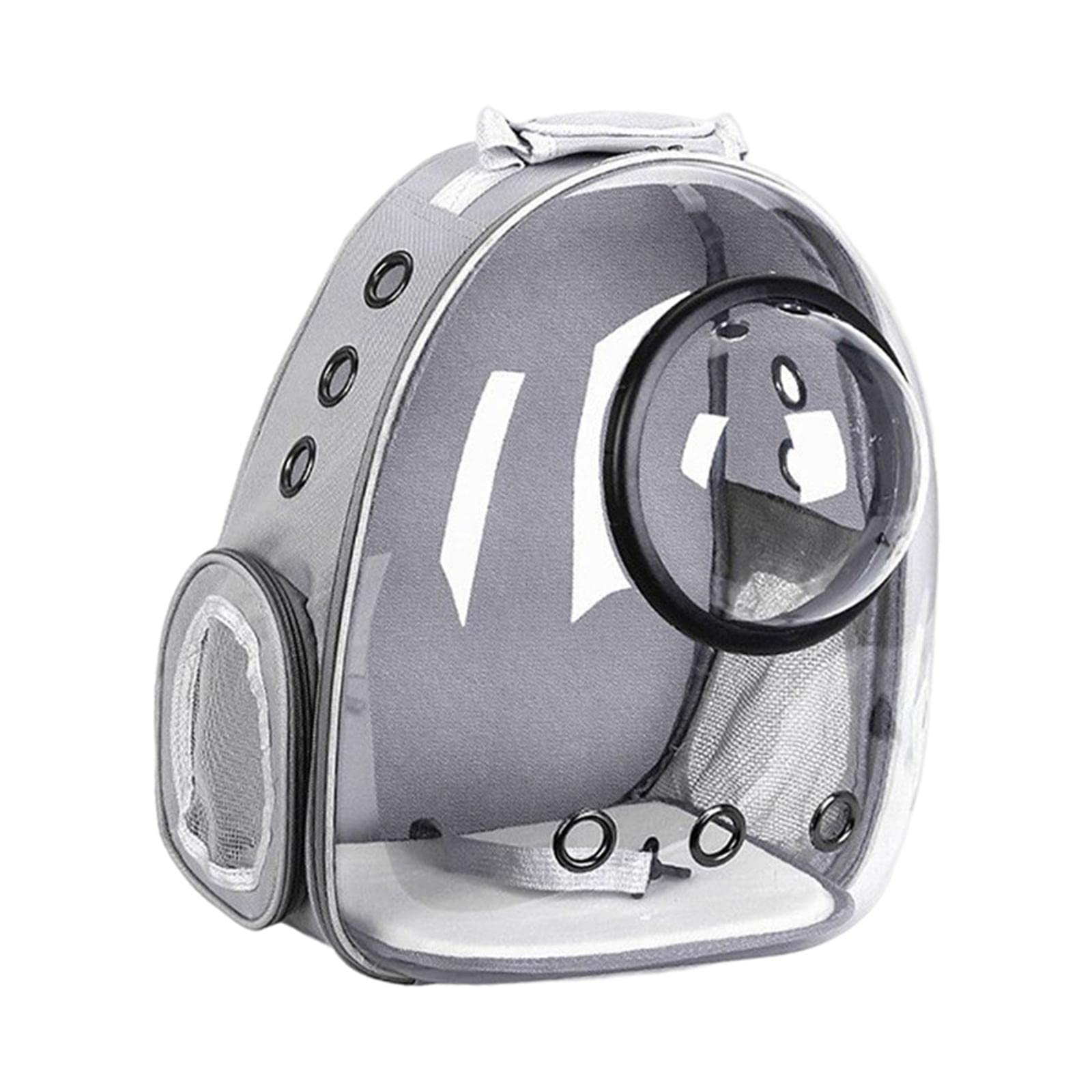 Enakshi Pet Backpack Transparent Carrying Travel Bag for Outdoor Use Travel Camping Gray | Pet Supplies | Dog Supplies | Carrier