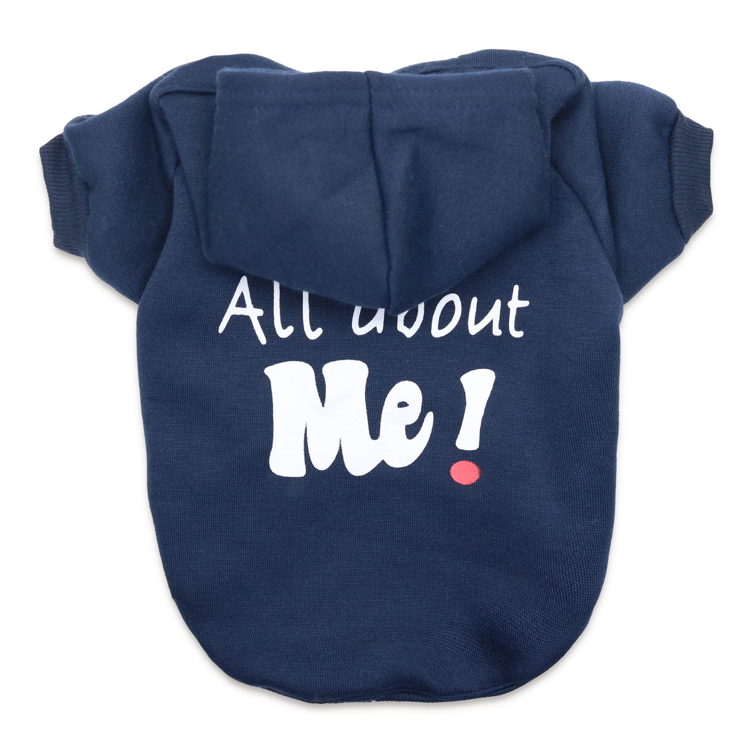 Boy Dog Clothes For Small Dogs Boy Dog Sweatshirt Puppy Hoodies For Dogs, Small, Navy