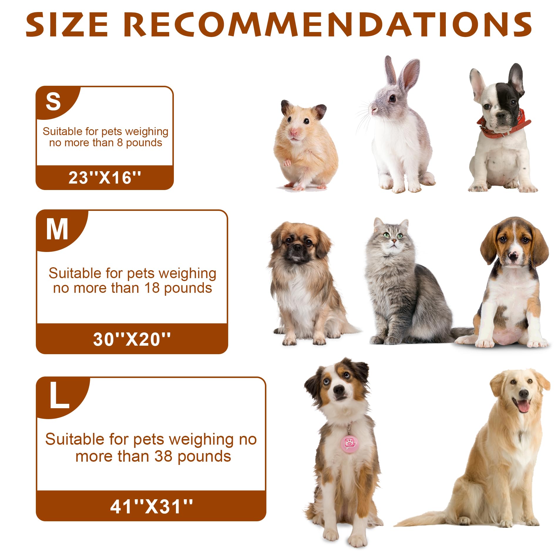 1 Pack 3 Blankets Fluffy Premium Fleece Soft Pet Blanket Flannel Throw for Cat Dog Puppy (Small 23x16, Paw-White/Pink/Brown)