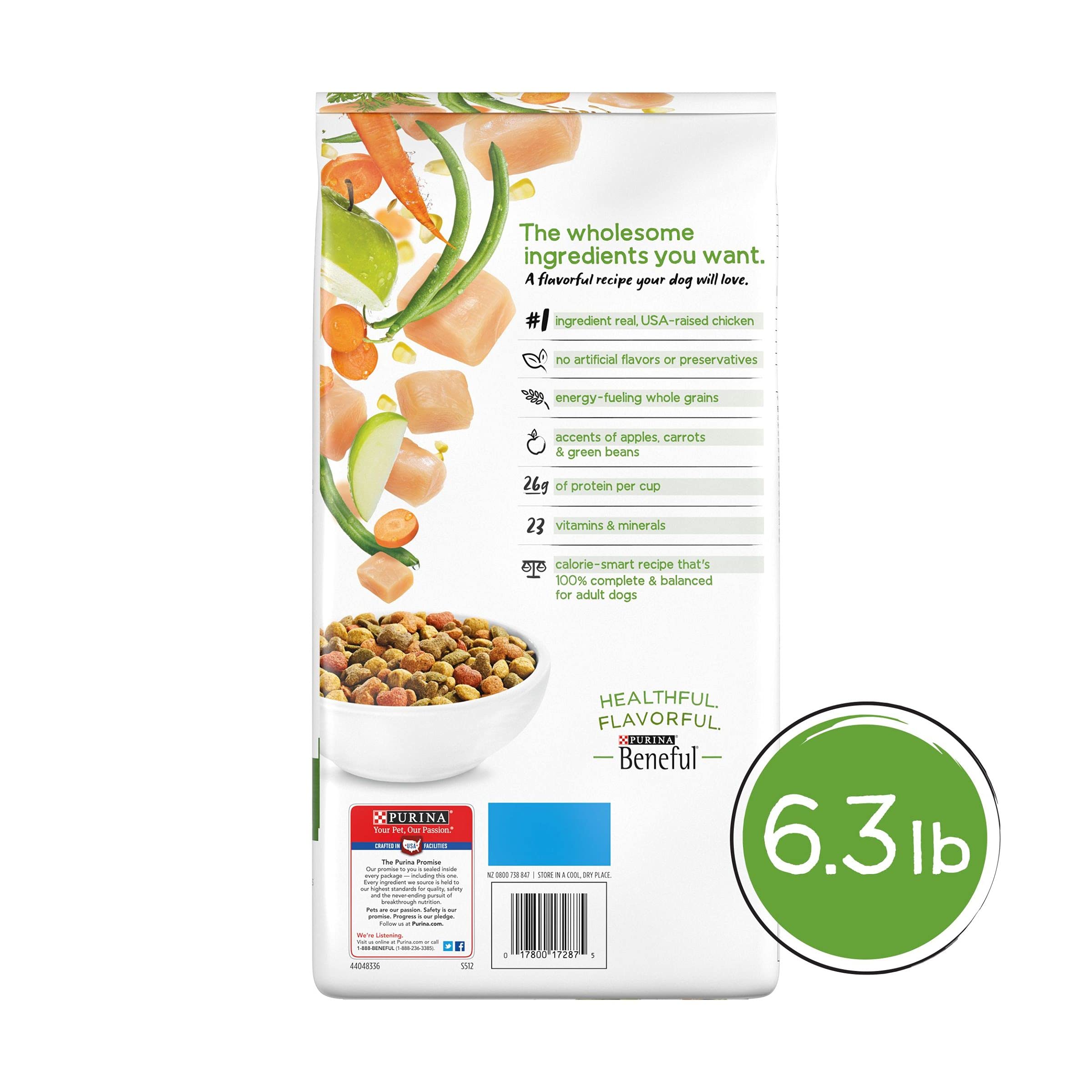 Purina Beneful Healthy Weight Dry Dog Food With Farm-Raised Chicken - 6.3 lb. Bag