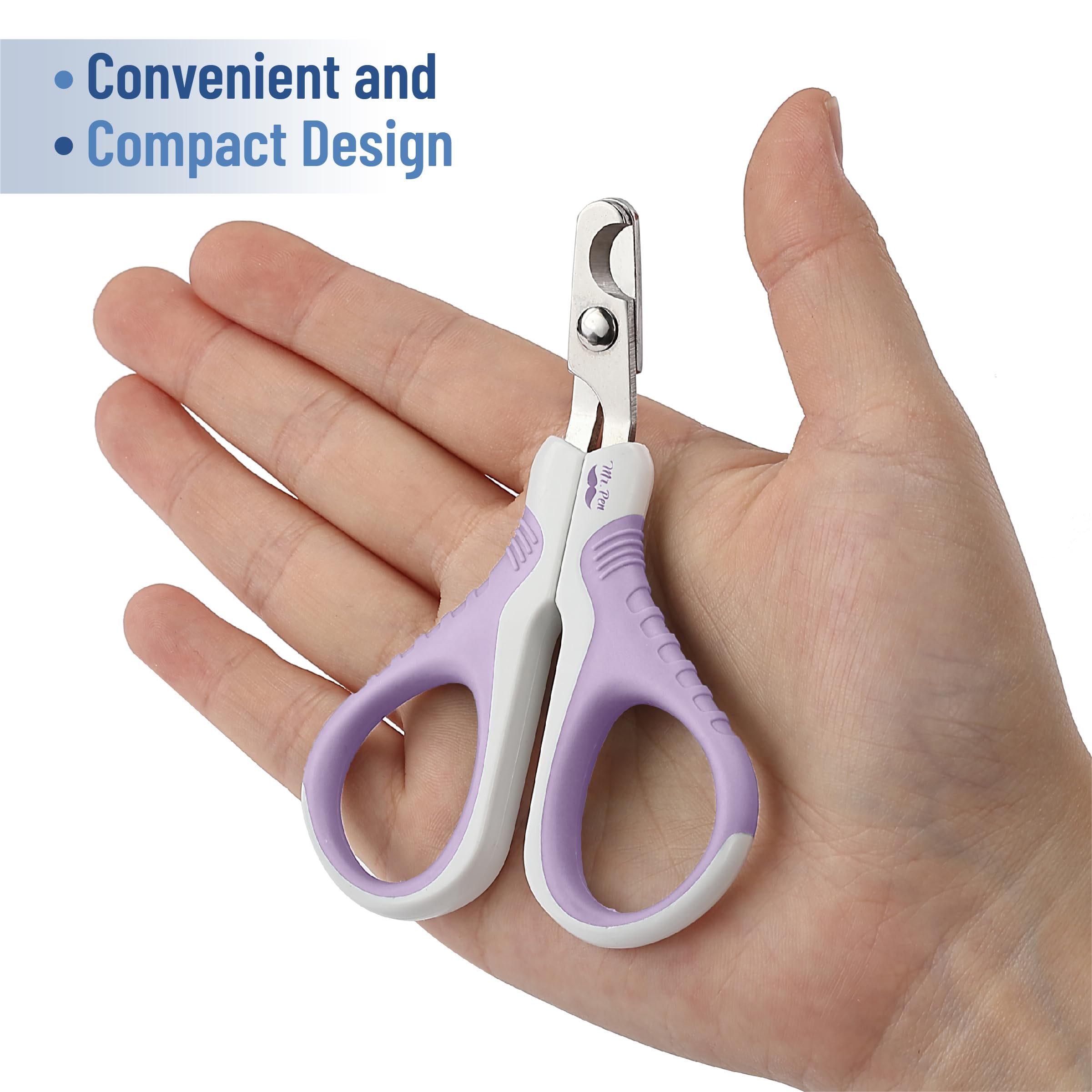 Mr. Pen- Cat Nail Clipper, Purple, Cat Nail Trimmer, Cat Nail Clippers, Cat Claw Clippers, Cat Clippers For Nails, Pet Nail Clippers, Kitten Nail Clipper, Small Dog Nail Clipper, Cat Claw Trimmer