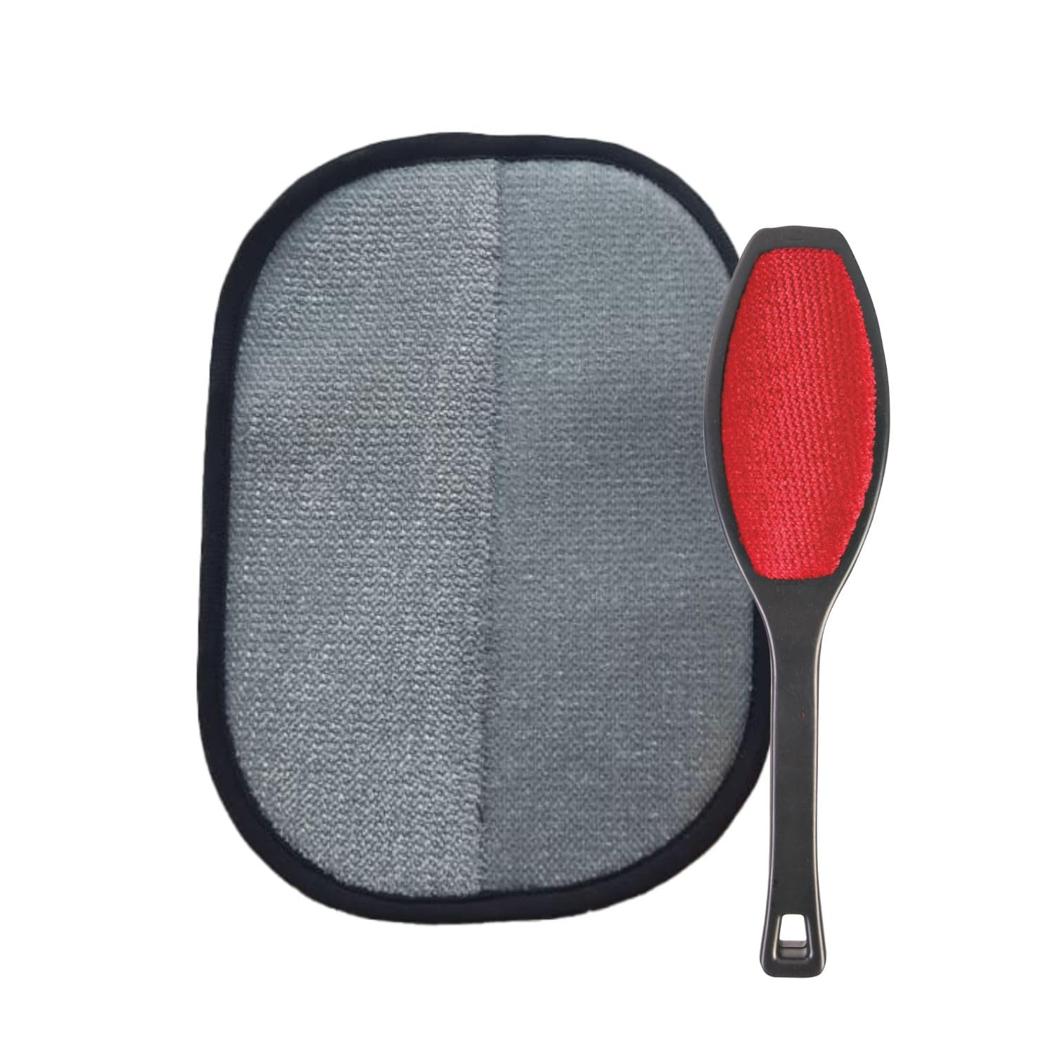 Pawpaya Pet Hair Removal Combo Of Gloves With DoubleSided Lint Brush For DeShedding, Fur Removal And Daily Grooming, Reusable 