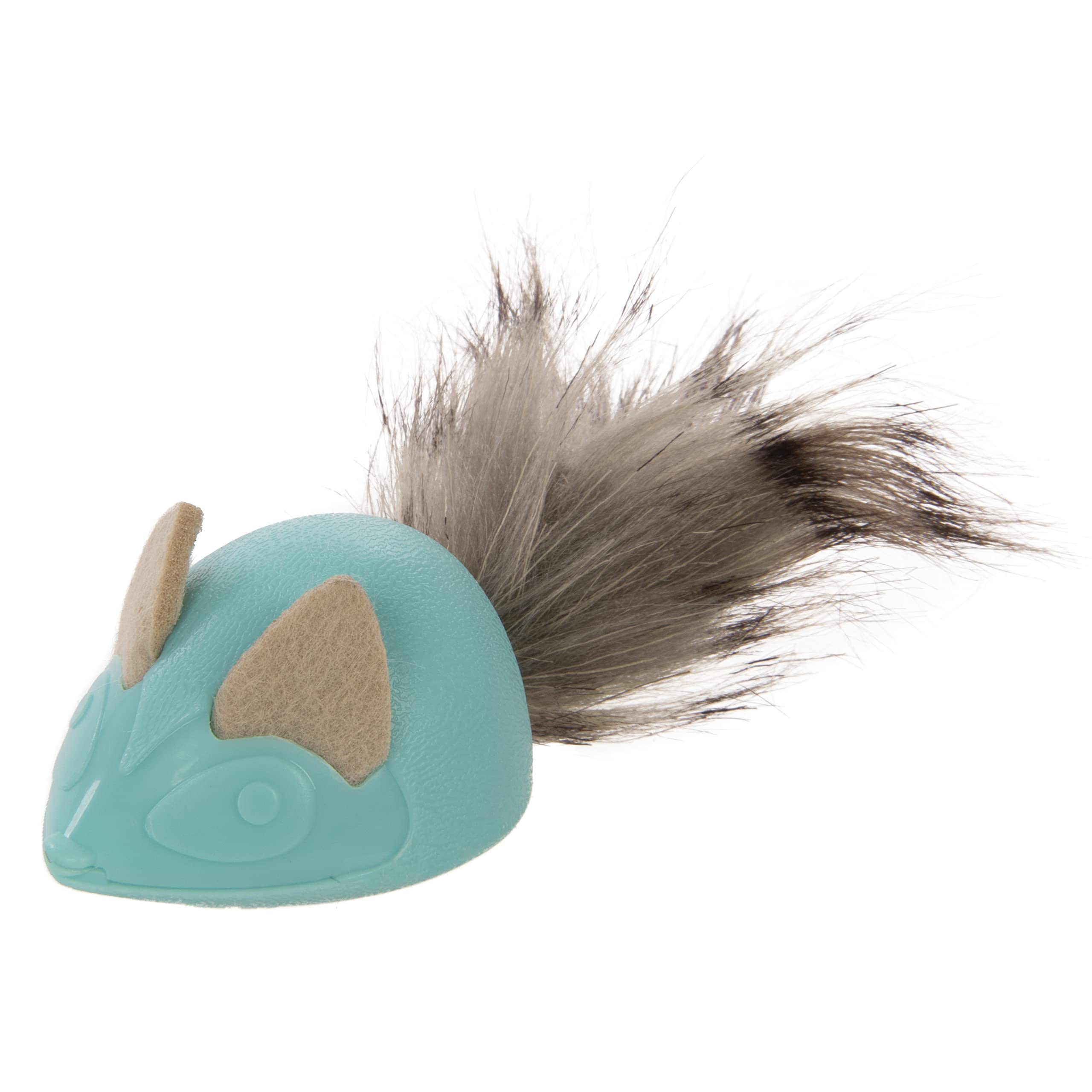 Petlinks Marble Mayhem Rolling Marble Racoon Toy for Cats & Kittens, for Solo & Interactive Play, Encourages Exercise - Teal, On