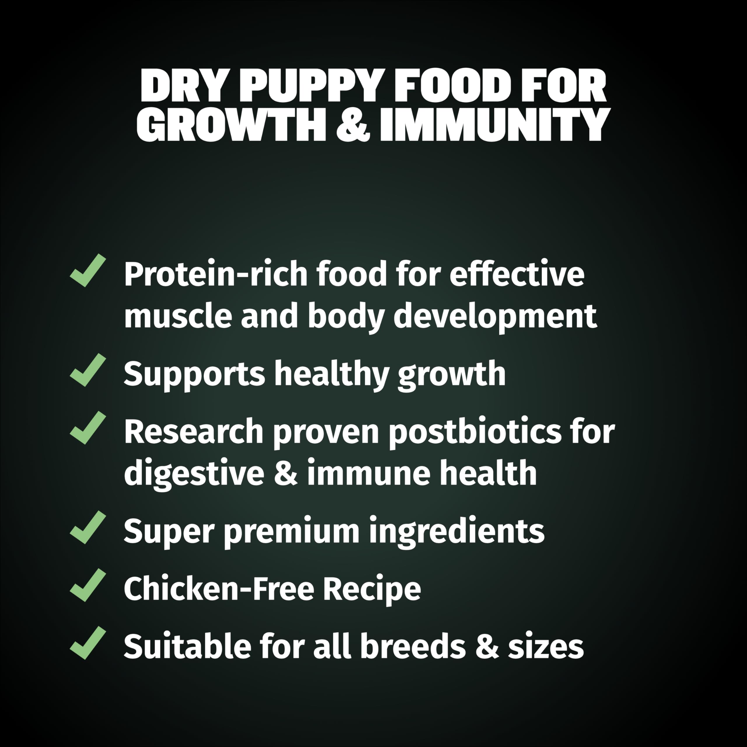 Bully Max Puppy Food 24/14 High Protein & Growth Formula - Dry Dog Food with Lamb and Rice for Small Dogs and Large Breed Puppie