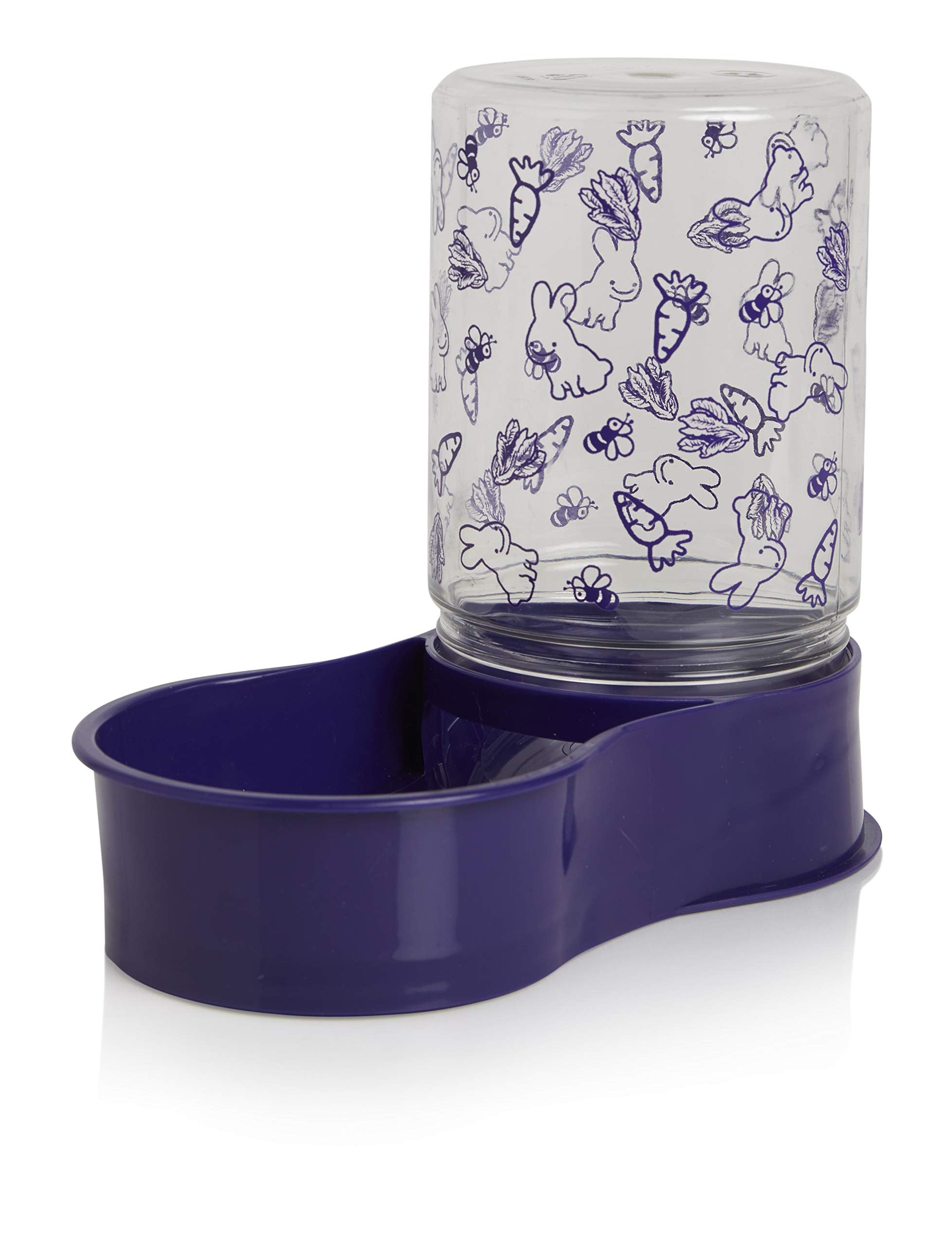 Lixit Reversible Waterer/Feeder for Rabbits and Other Small Animals. (Pack of 2)