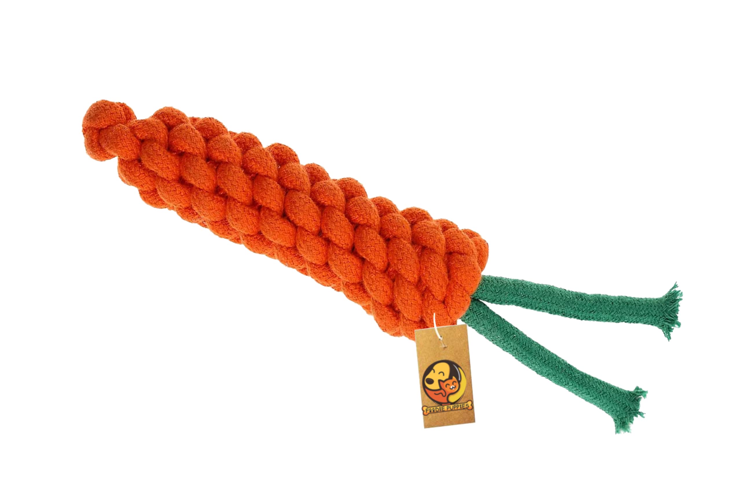 Foodie Puppies Durable Dog Chew Plush Rope Puppy Dental Teething Cleaning Chewing Molar Cotton Knot Clean Teeth Healthy Chew Fun