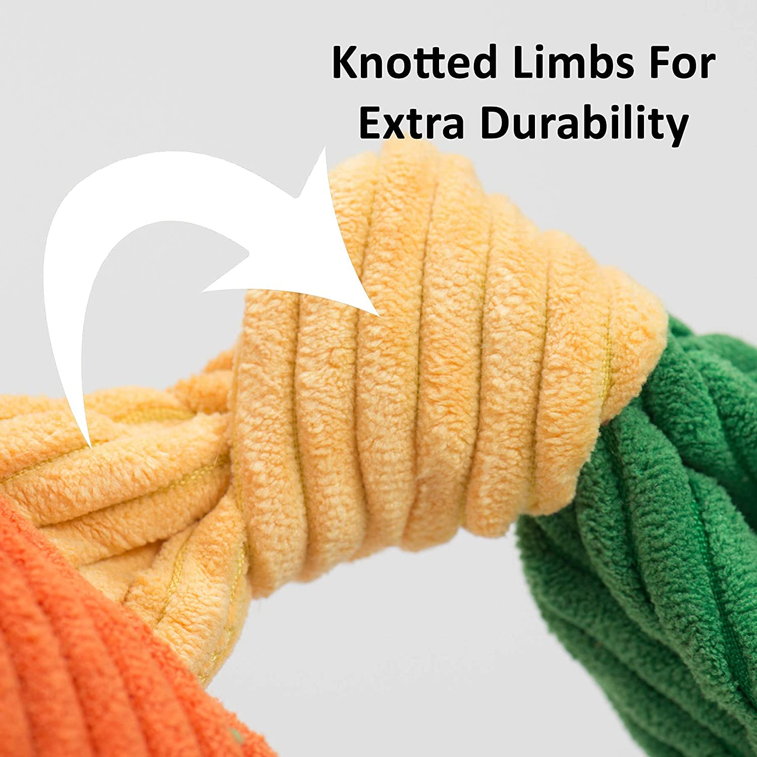 Hugglehounds Fleece Dog Toys For Large Dogs & Aggressive Chewers - Squeaky Plush Dog Toy - Soft Yet Extra Durable Stuffed Pet Toy - Puppy Toys For All Breeds | Flufferknottie, Large Fiona The Frog