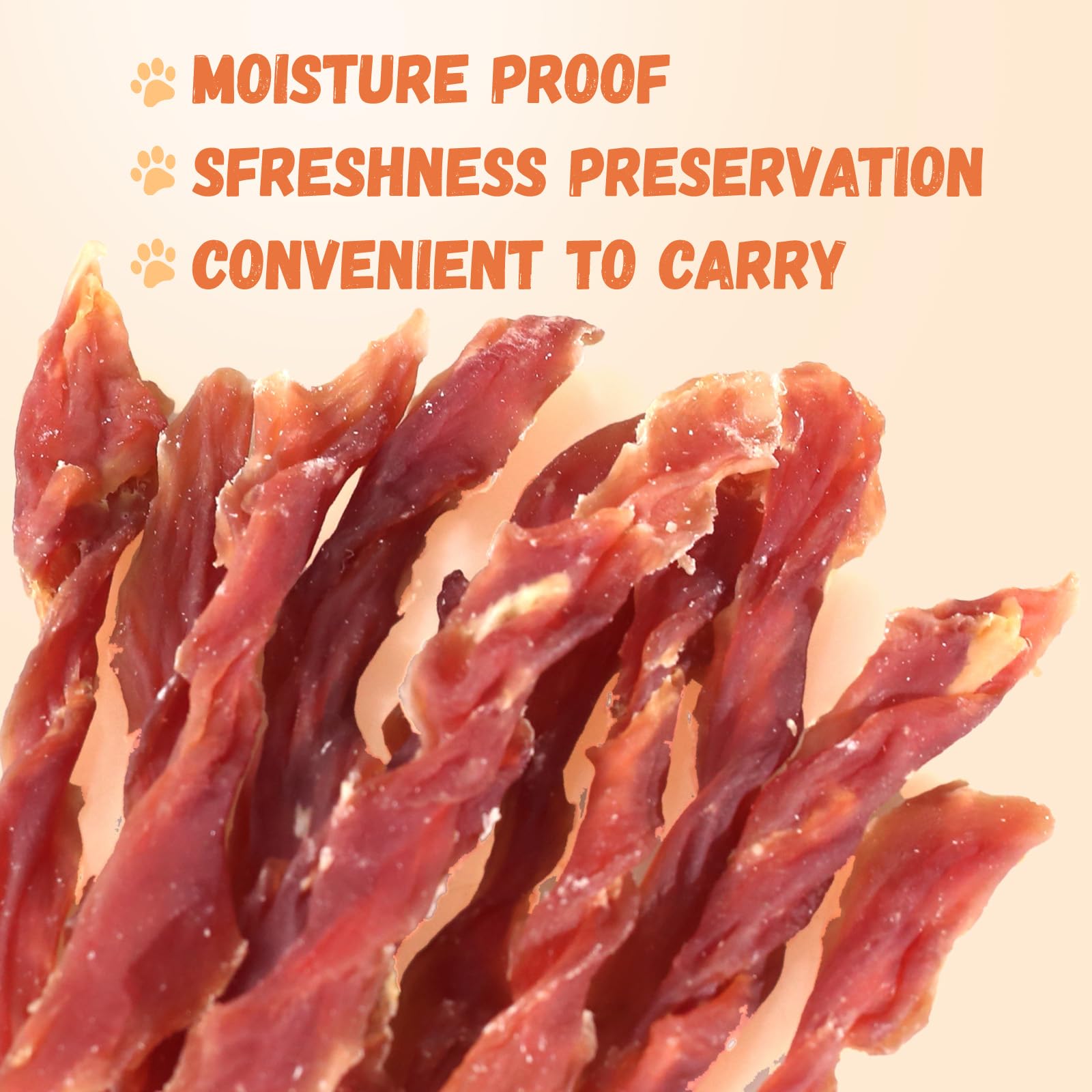 Pawmate Duck Jerky Dog Treats - Natural High Protein Low Fat, 10.6 oz for All Breeds