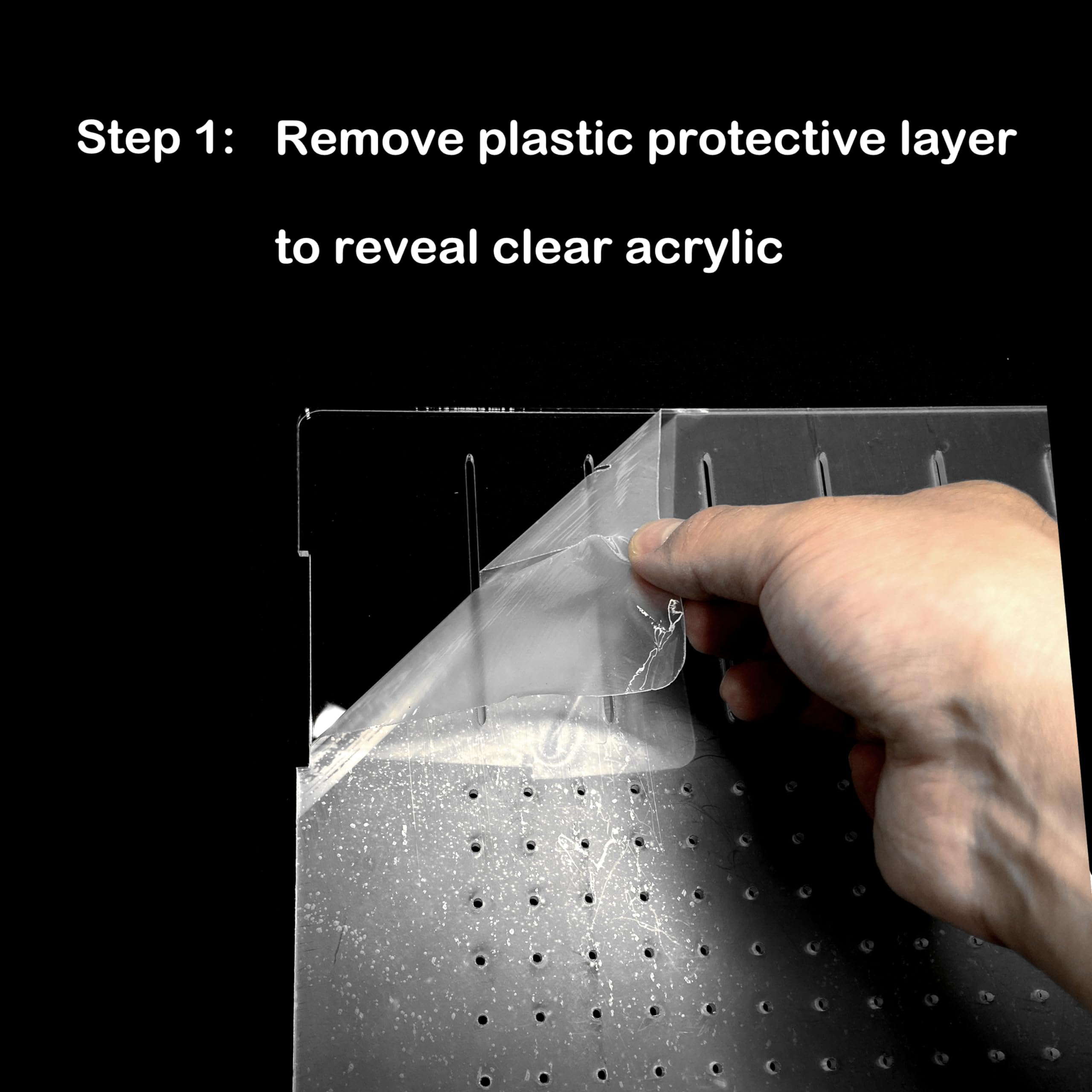 Acrylic Aquarium Divider Kit 5.5/10 / 20L / 20H / 29 / 40B / 55/75 / 125Gal Fish Tank With Suction Cups