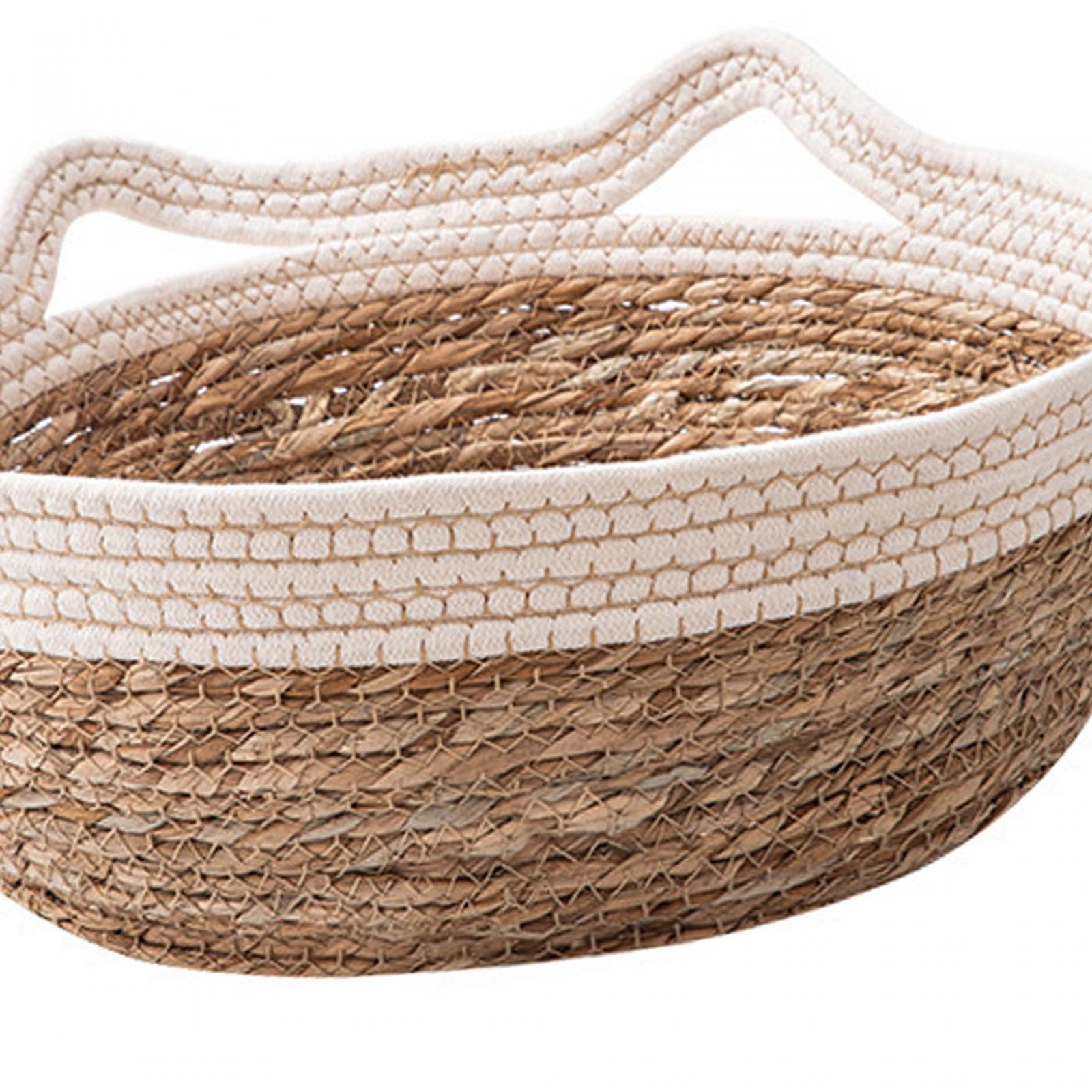 APIRILY Hand Woven Cat Bed Basket Dog Bed Nest Japanese Cat Scratching Baskets White S | Pet Supplies | Cat Supplies | Beds