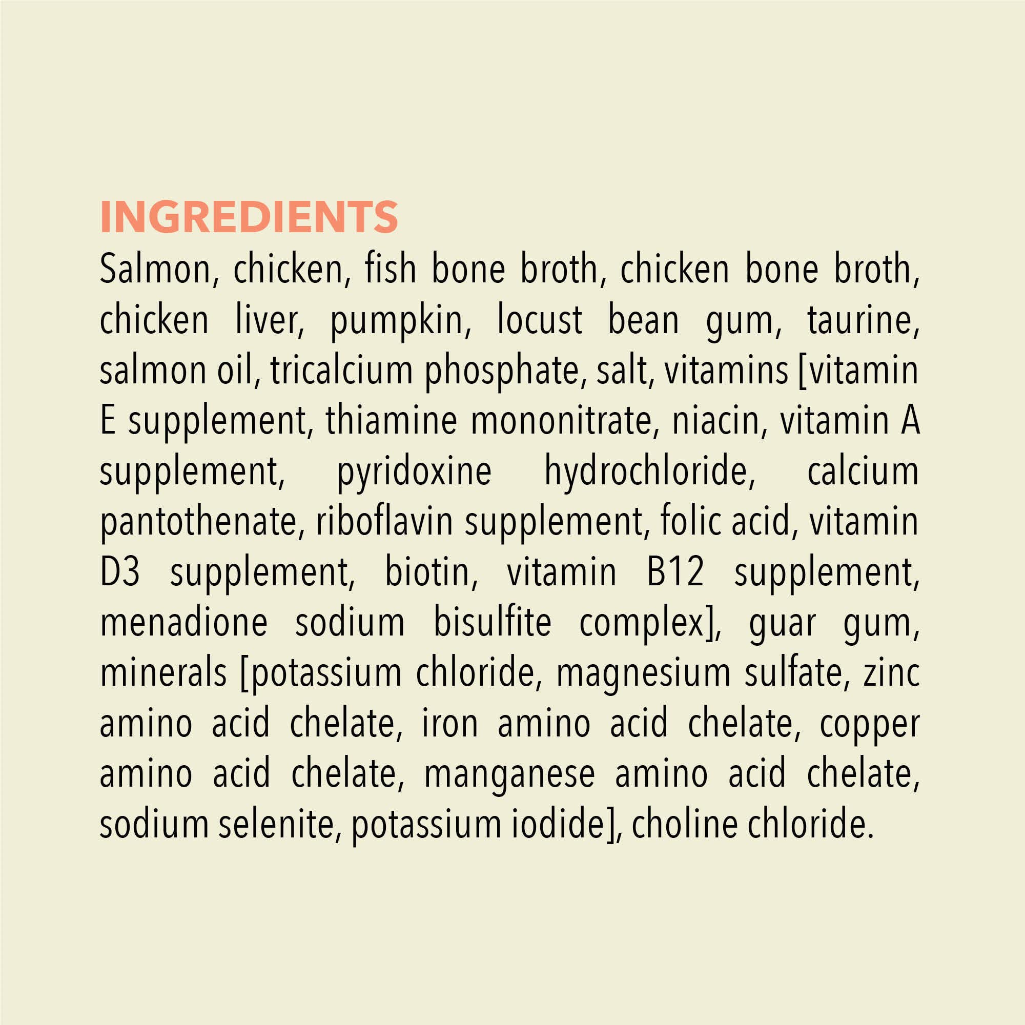 ACANA Premium Pate Wet Cat Food in Bone Broth Salmon + Chicken Recipe 5.5oz Cans (12 count)