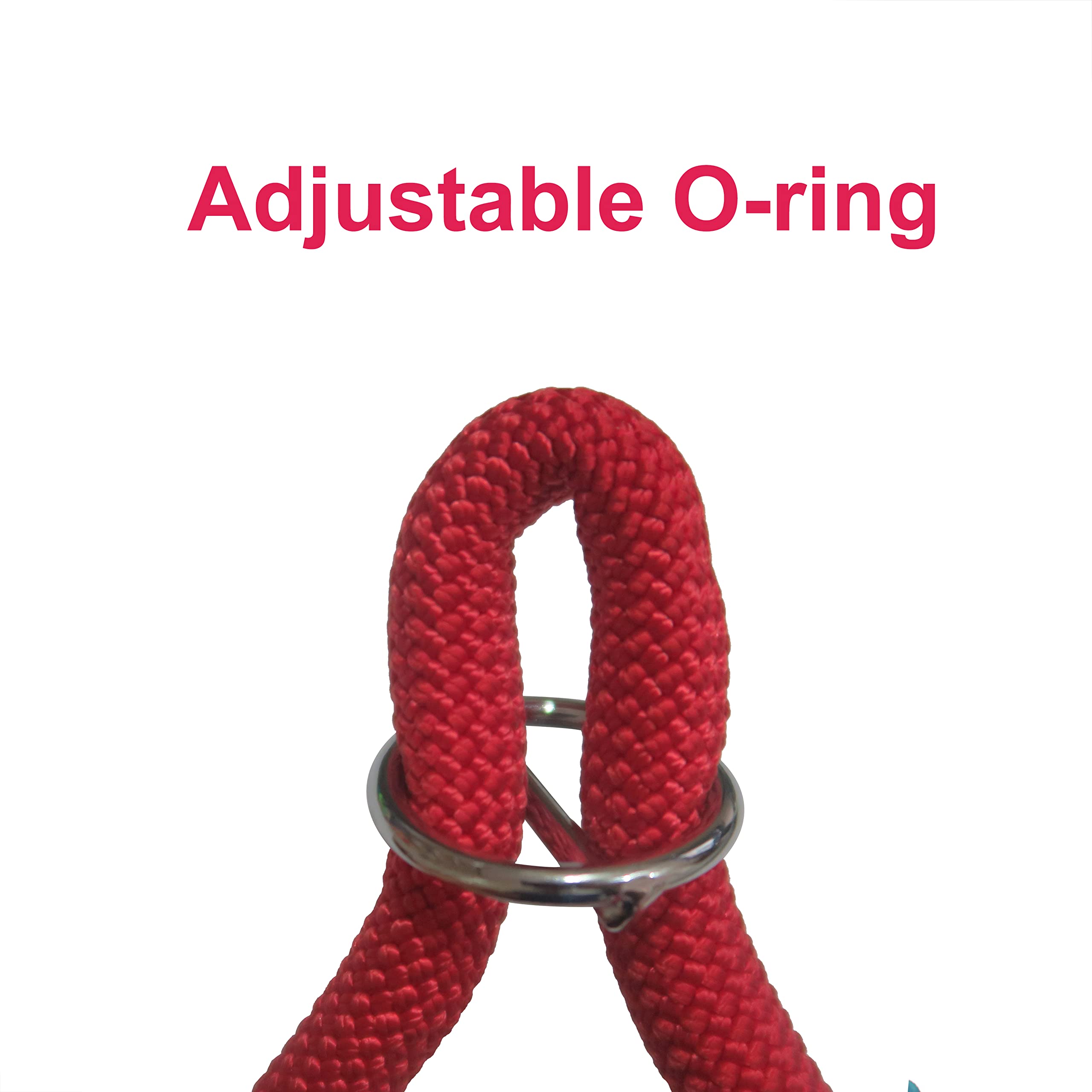 Aiminto Braided Round Martingale Dog Collar, Training Collar With Slidable Stop Ring - Ideal For Large Dogs (Xl(1/2) - 26 Lo