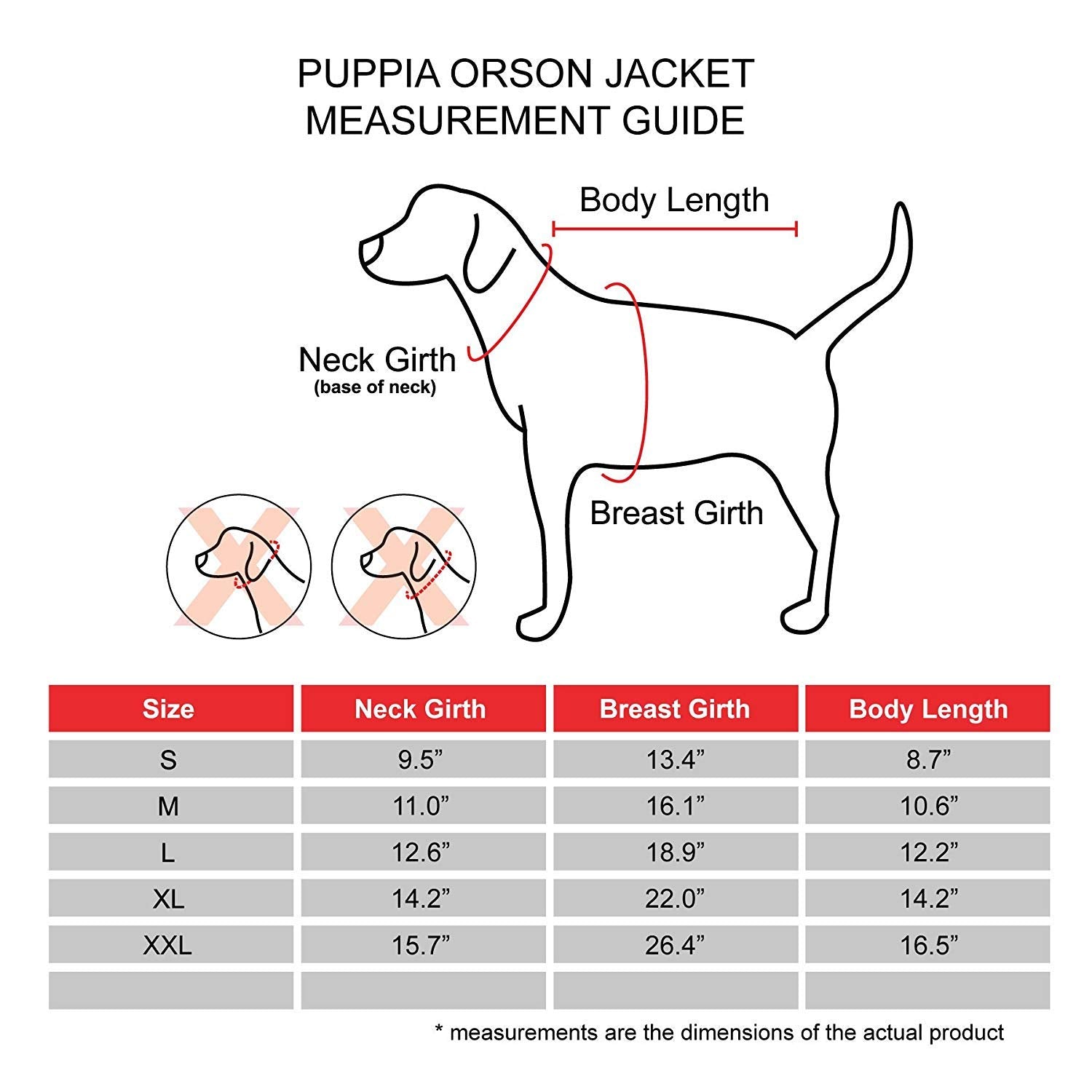 Puppia Orson Dog Coat - Red - XL
